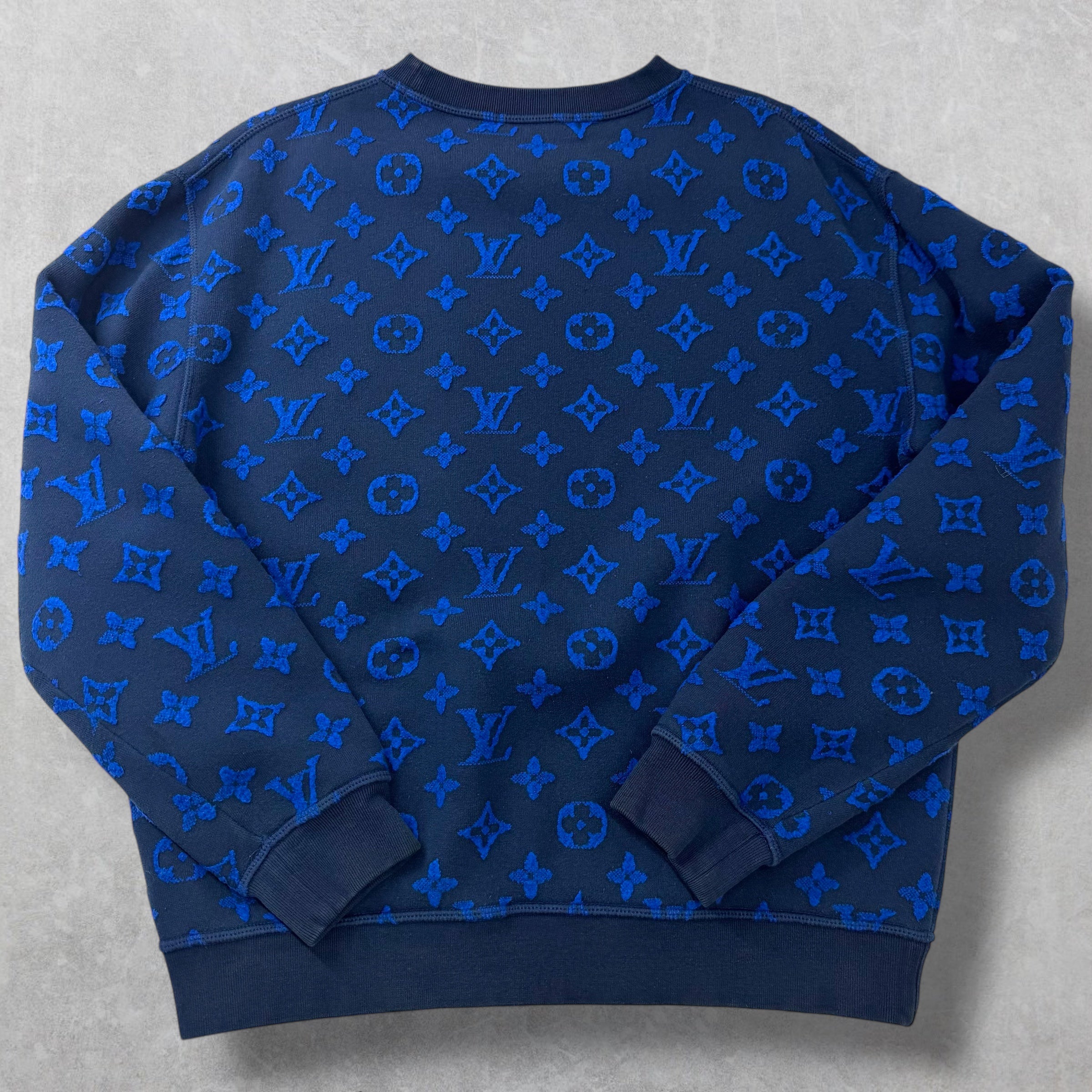 Louis Vuitton Monogram Jacquard Crewneck Sweater M