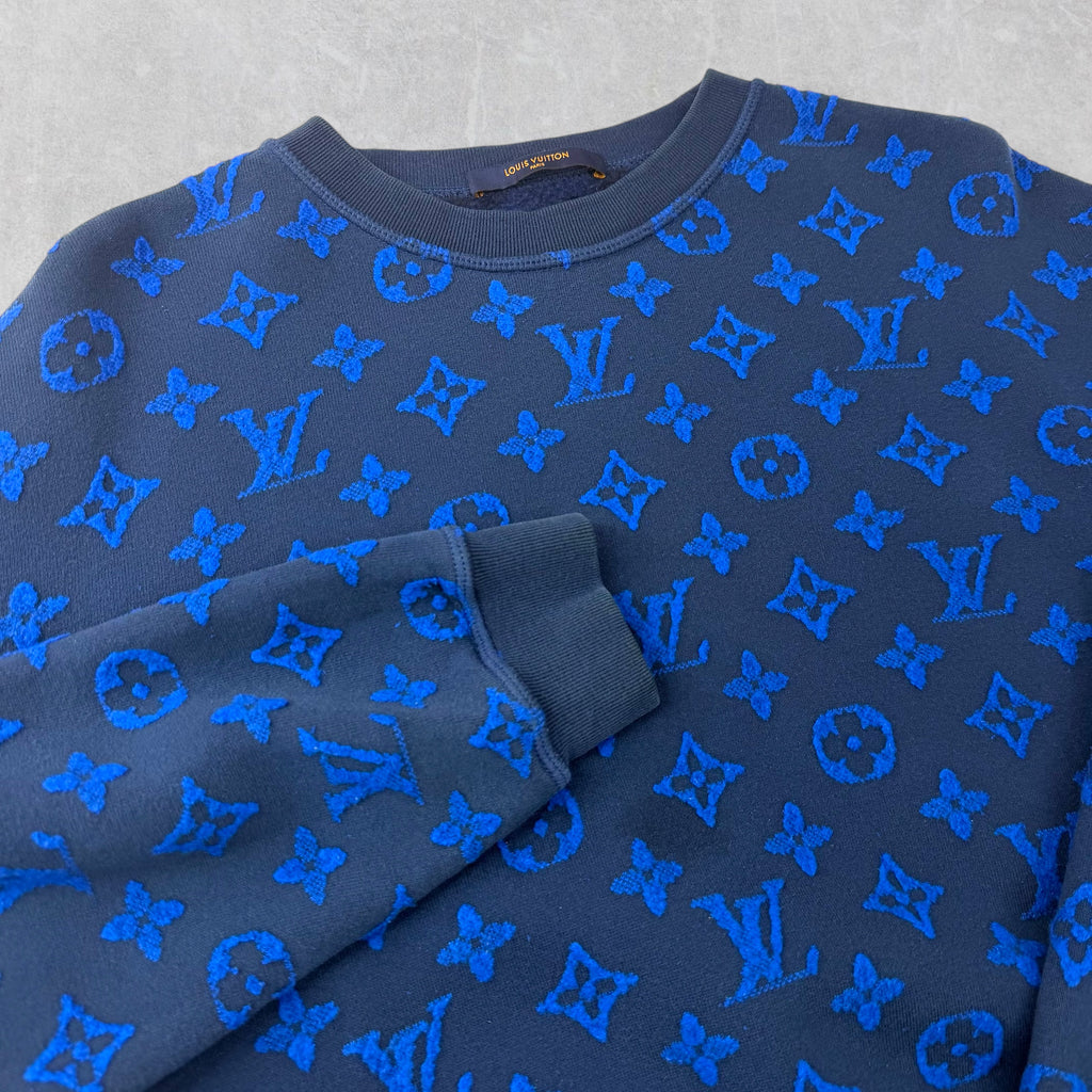 Louis Vuitton Monogram Jacquard Crewneck Sweater M