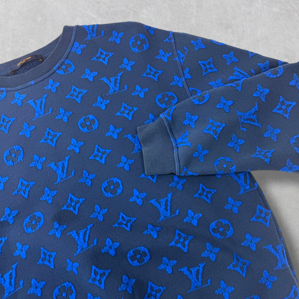 Louis Vuitton Monogram Jacquard Crewneck Sweater M