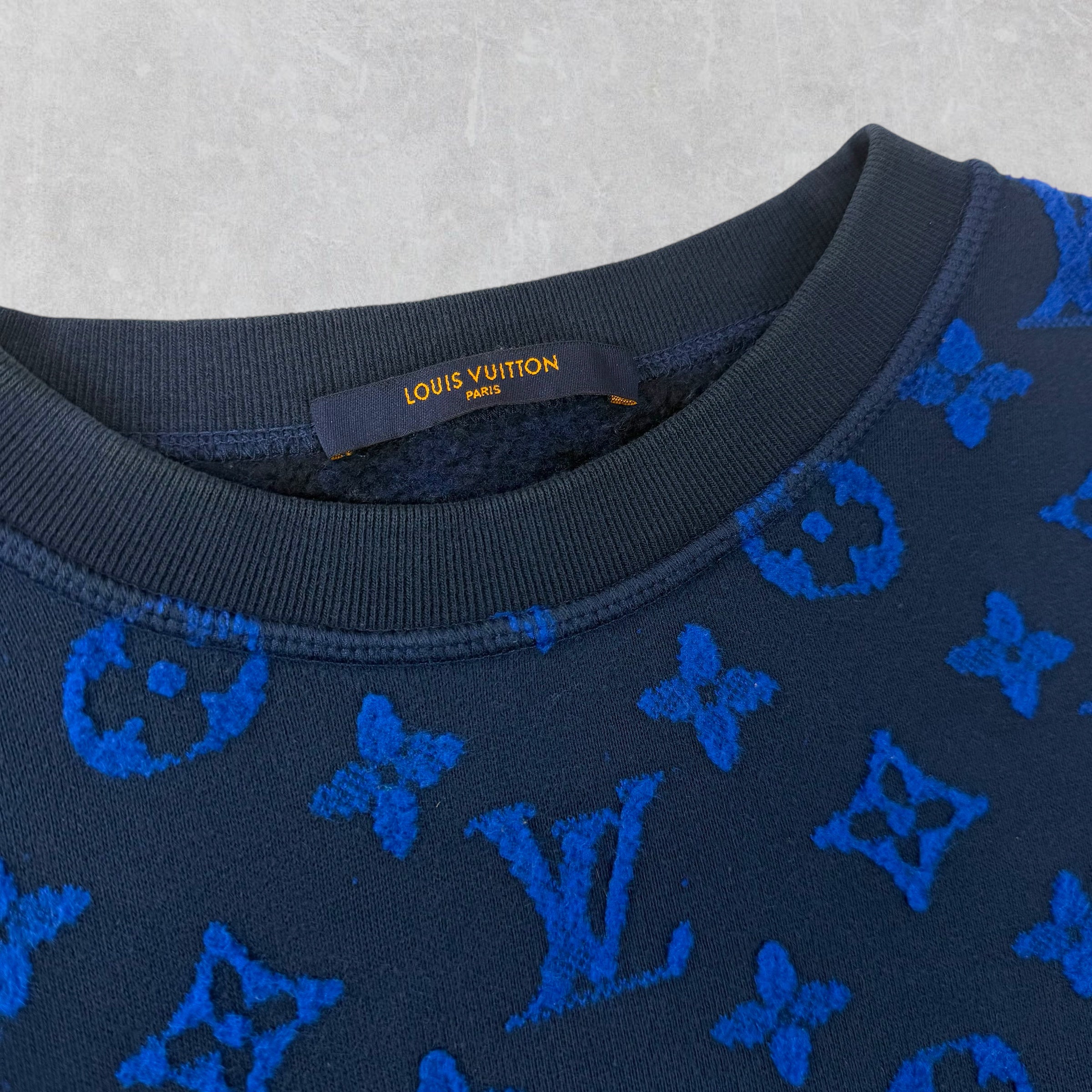Louis Vuitton Monogram Jacquard Crewneck Sweater M