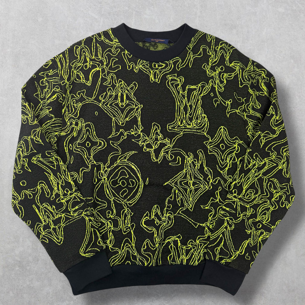 Louis Vuitton Wavy Monogram Crewneck M