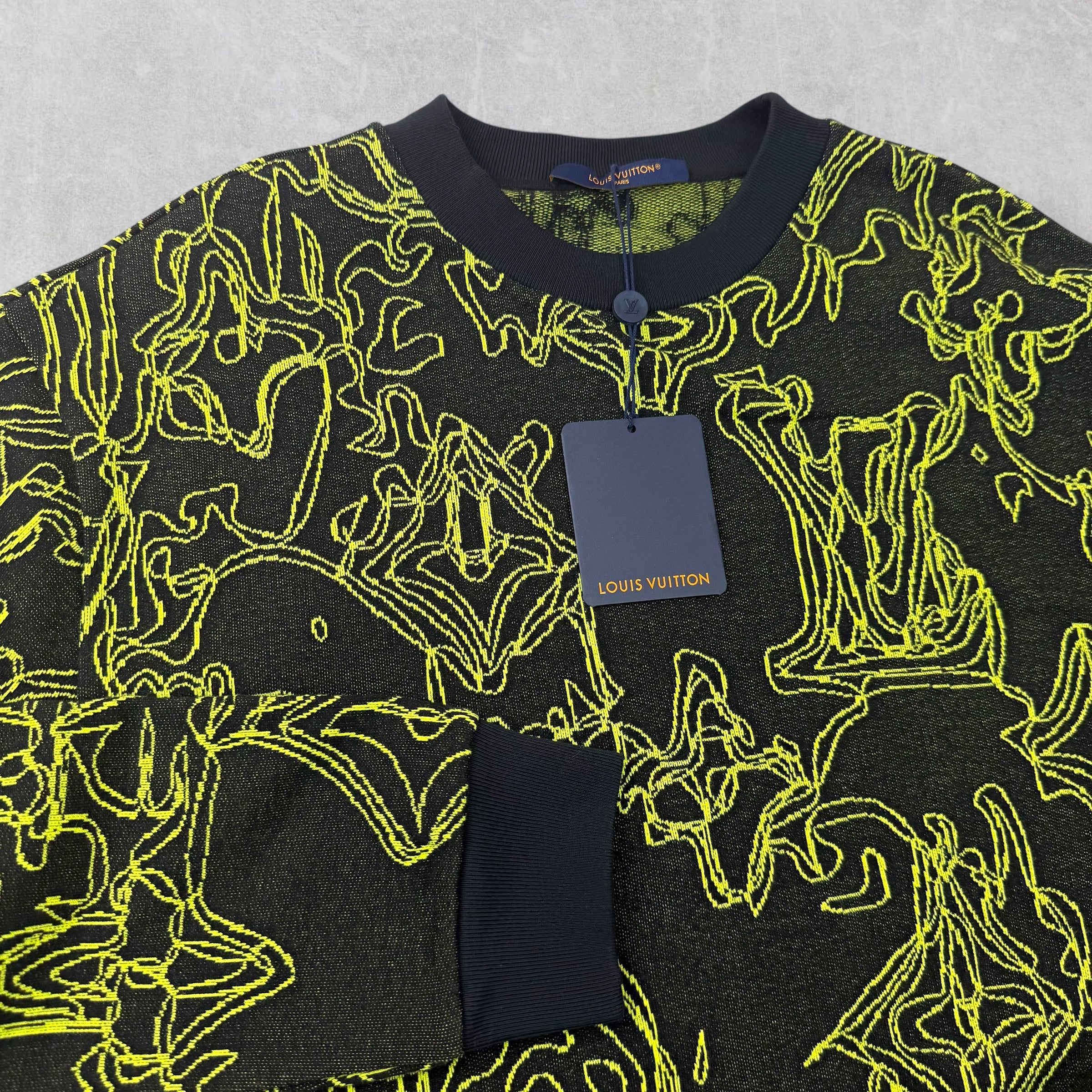 Louis Vuitton Wavy Monogram Crewneck M