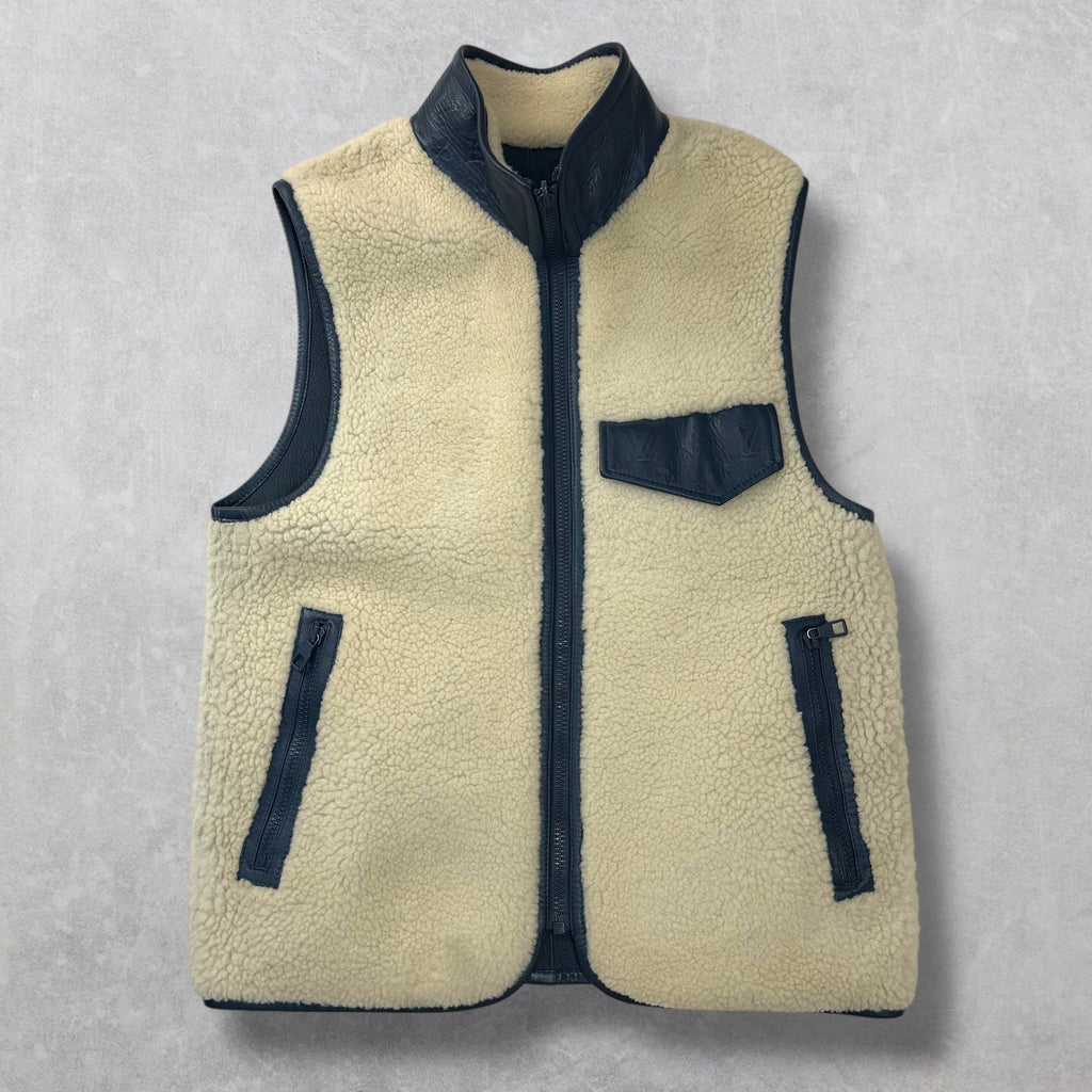 Louis Vuitton Reversible Shearling Gilet 46 (S)