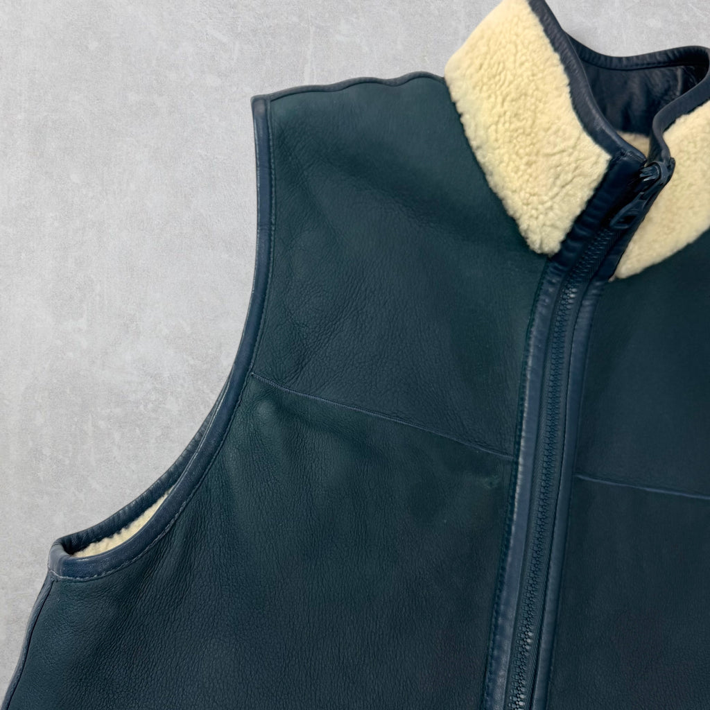 Louis Vuitton Reversible Shearling Gilet 46 (S)
