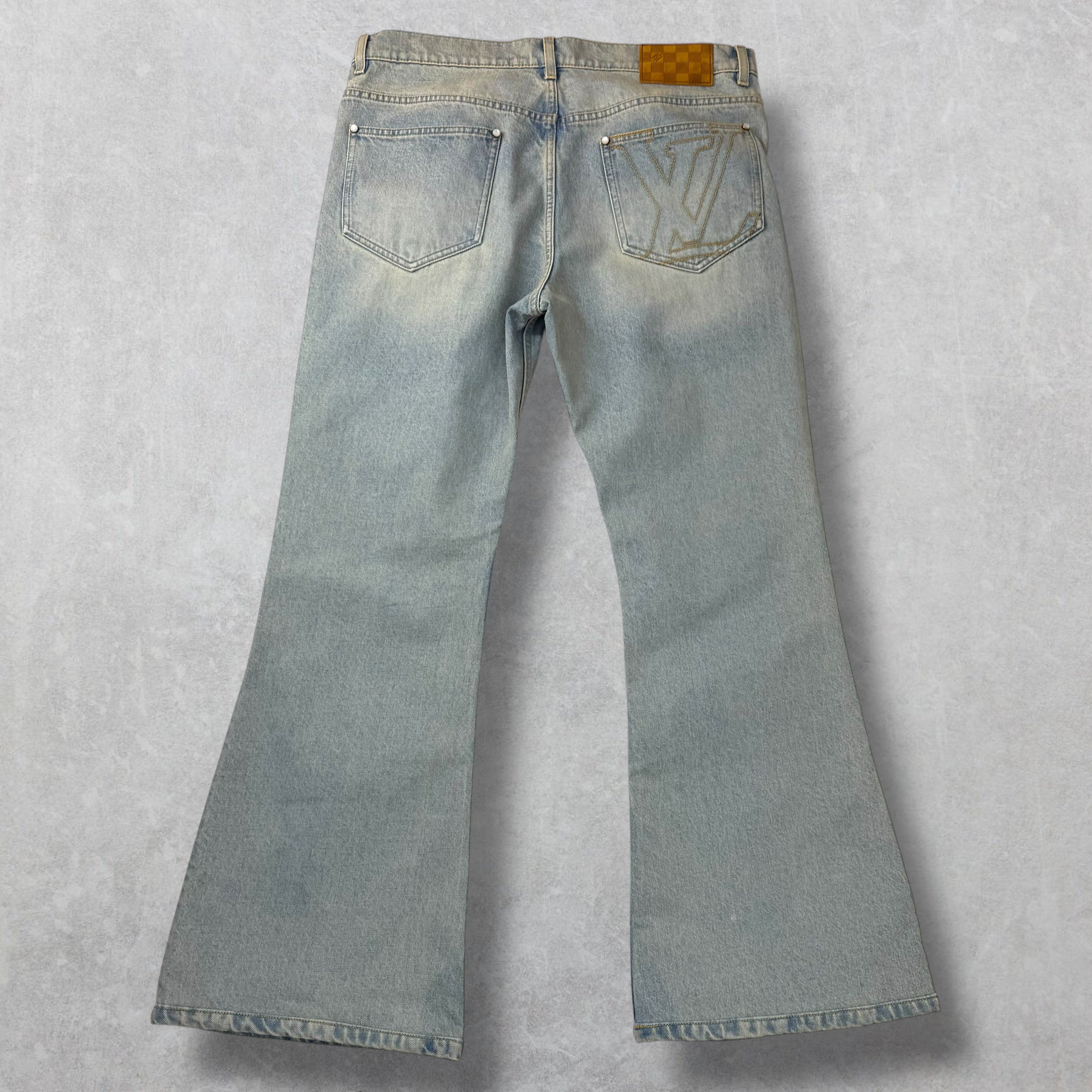 Louis Vuitton Flared Fit Denim Size 34