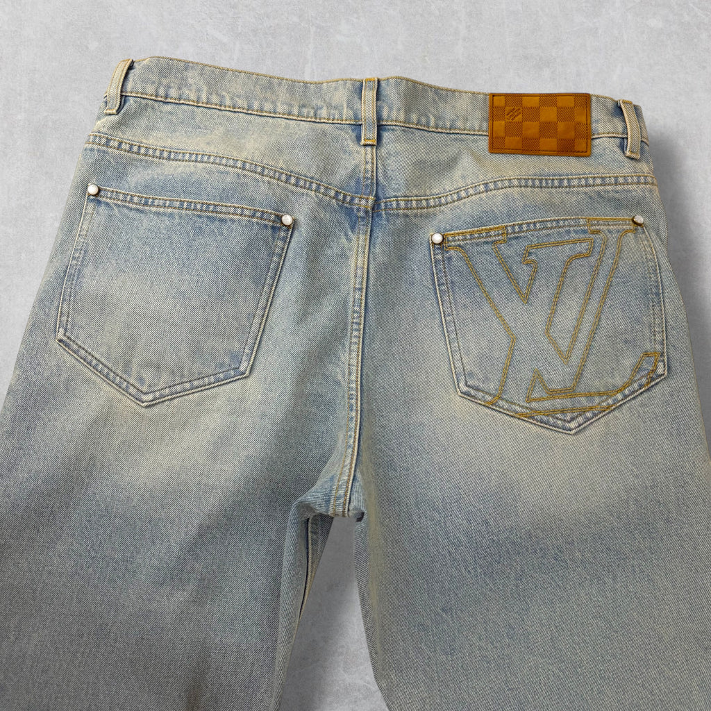 Louis Vuitton Flared Fit Denim Size 34