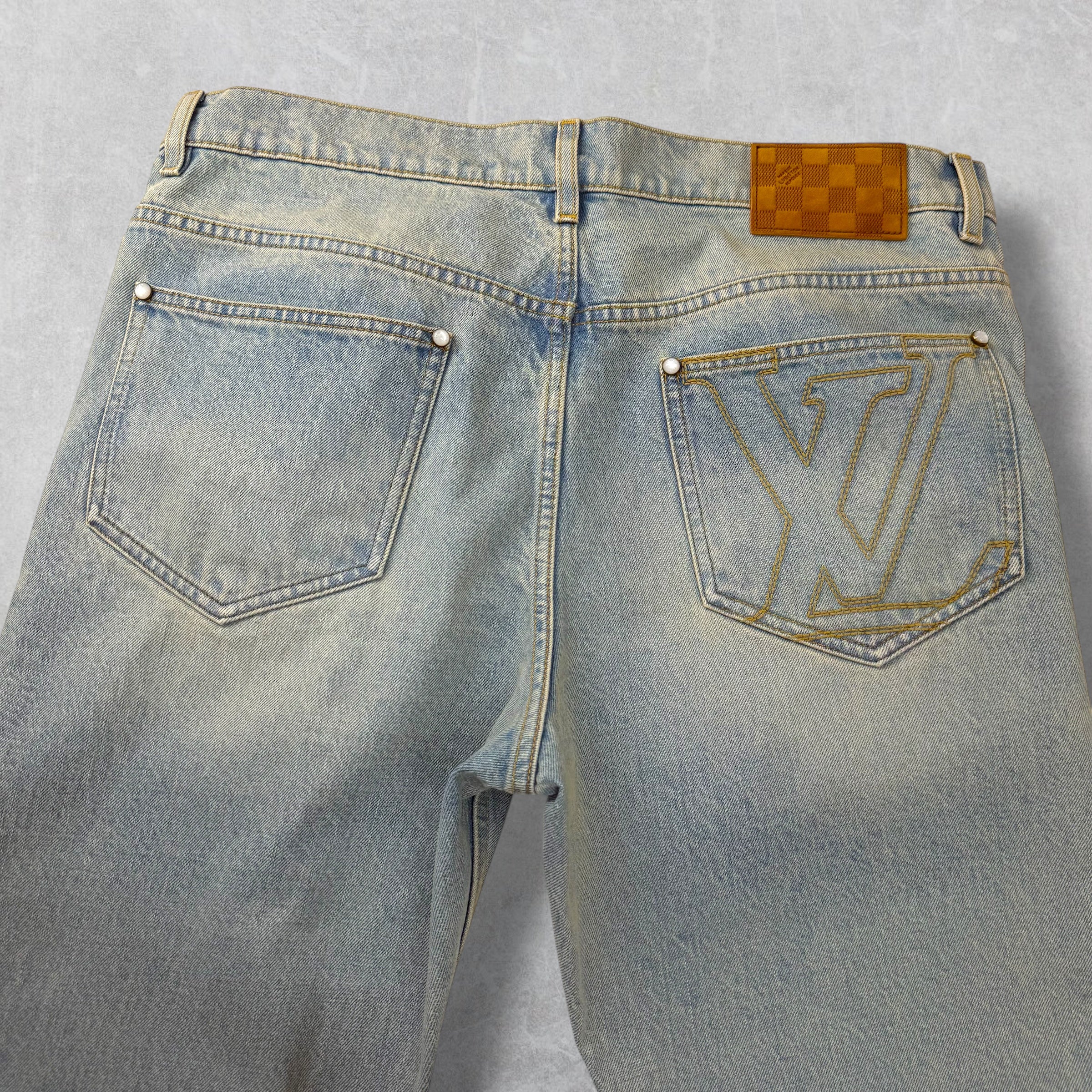 Louis Vuitton Flared Fit Denim Size 34