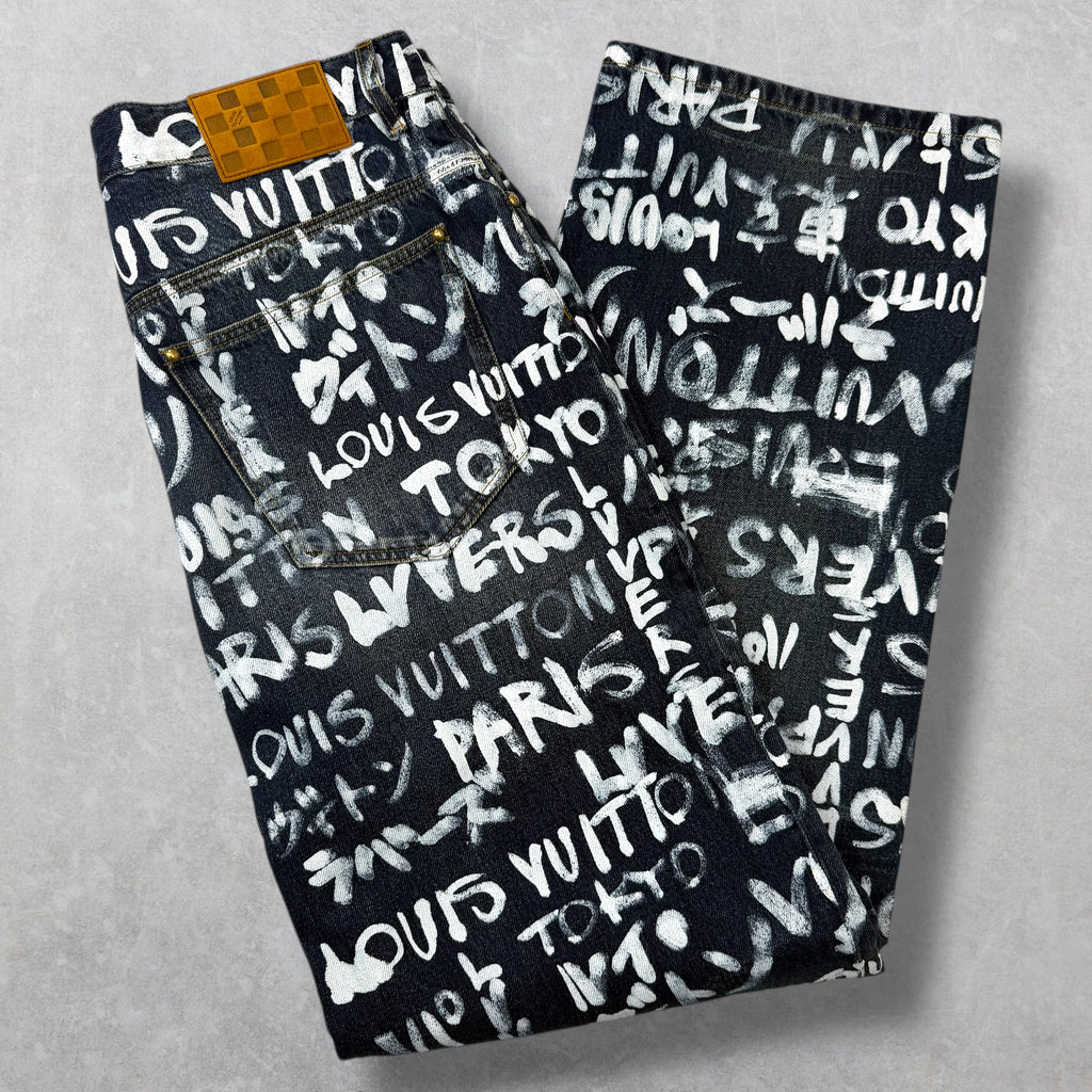 Louis Vuitton Denim Skate Pants 34