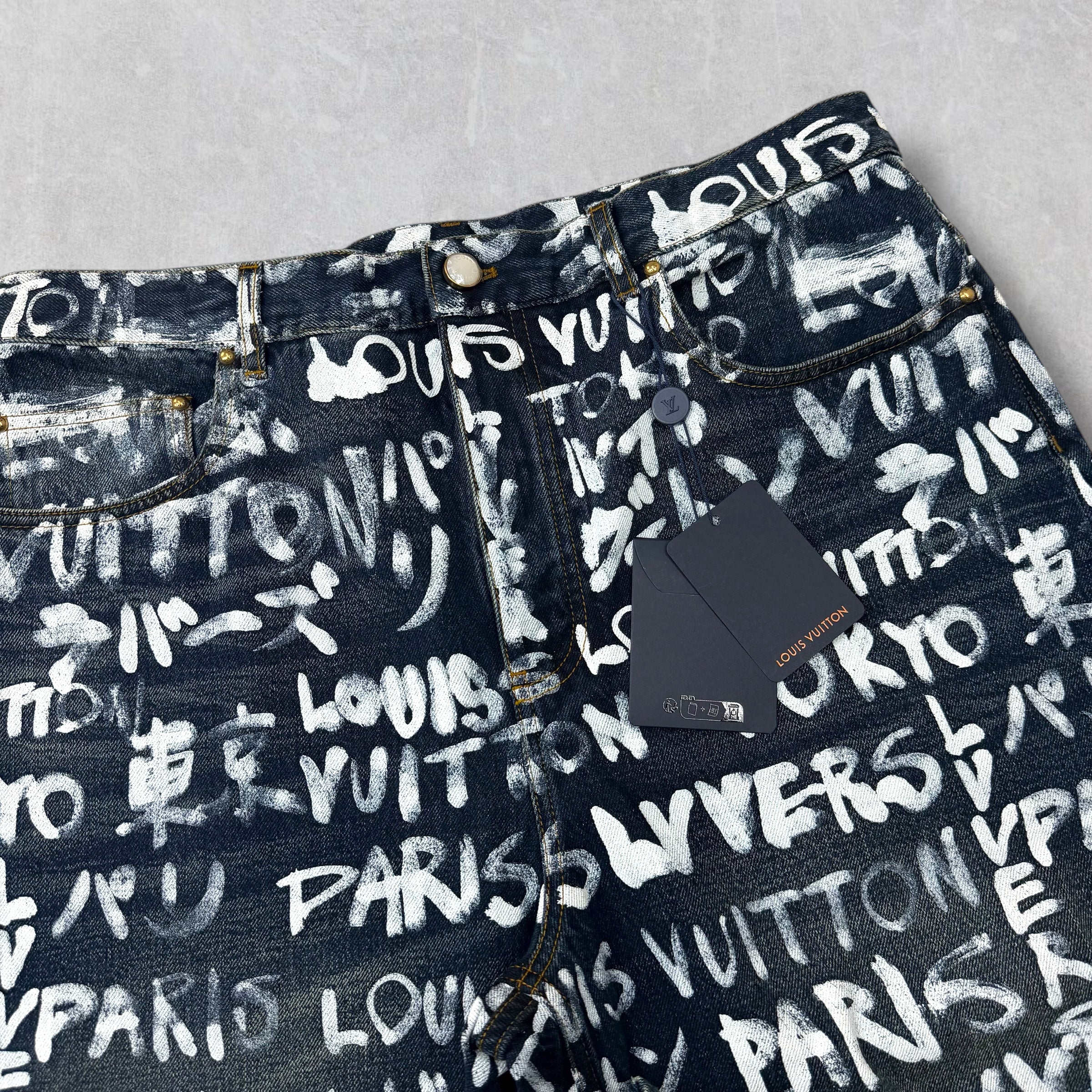 Louis Vuitton Denim Skate Pants 34