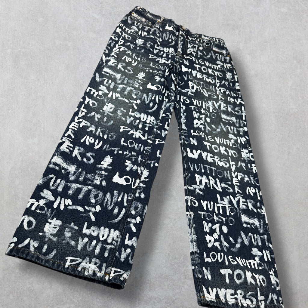 Louis Vuitton Denim Skate Pants 34