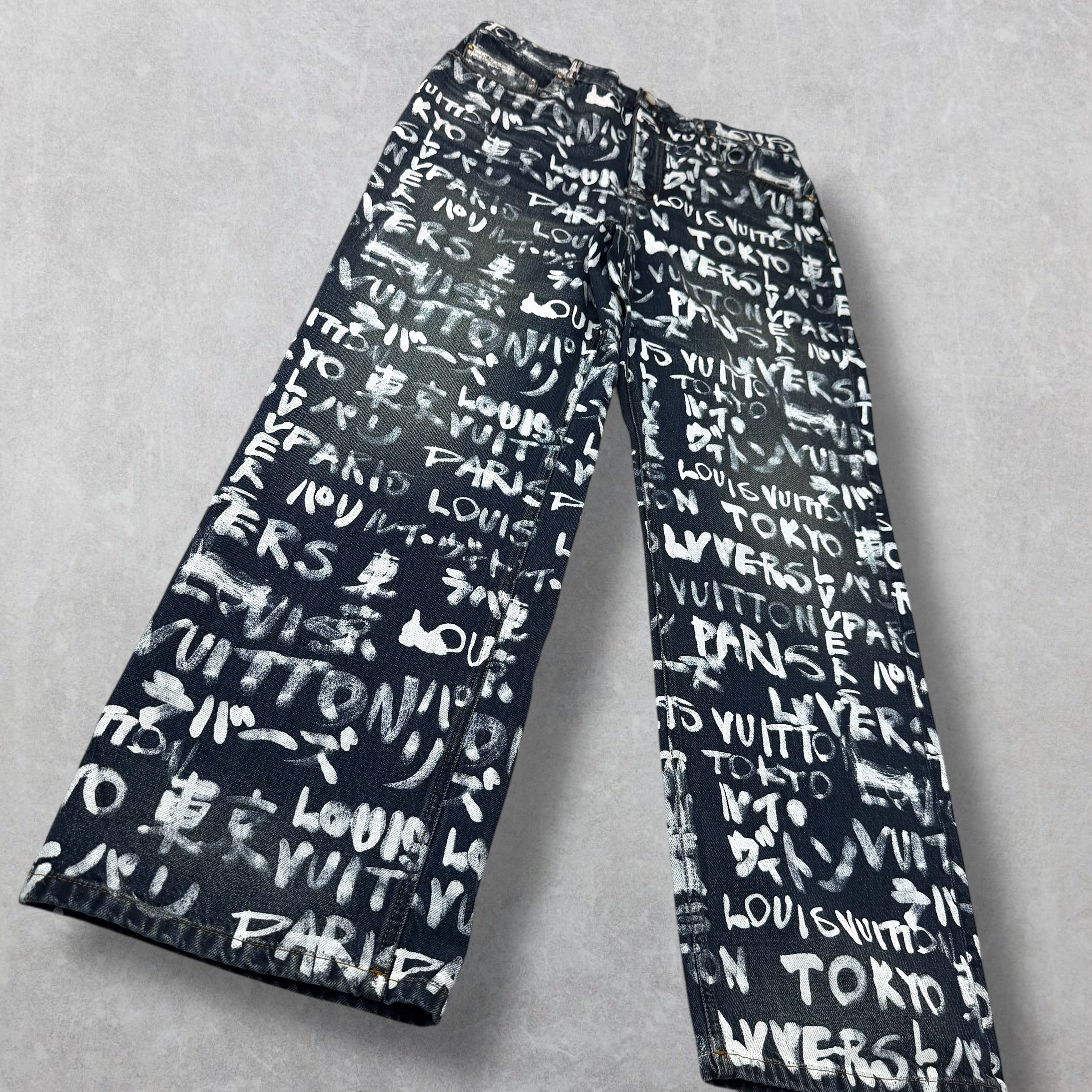 Louis Vuitton Denim Skate Pants 34