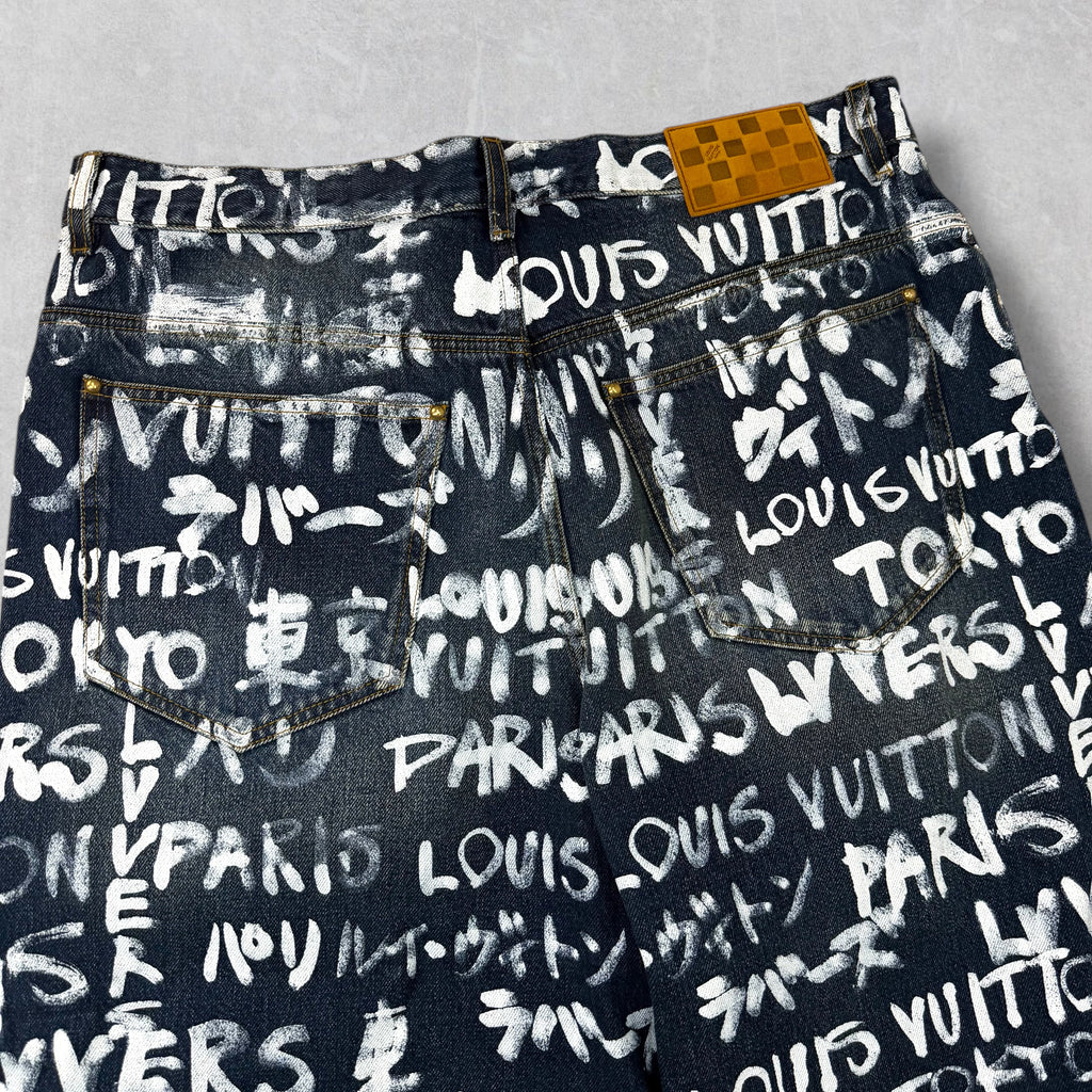 Louis Vuitton Denim Skate Pants 34