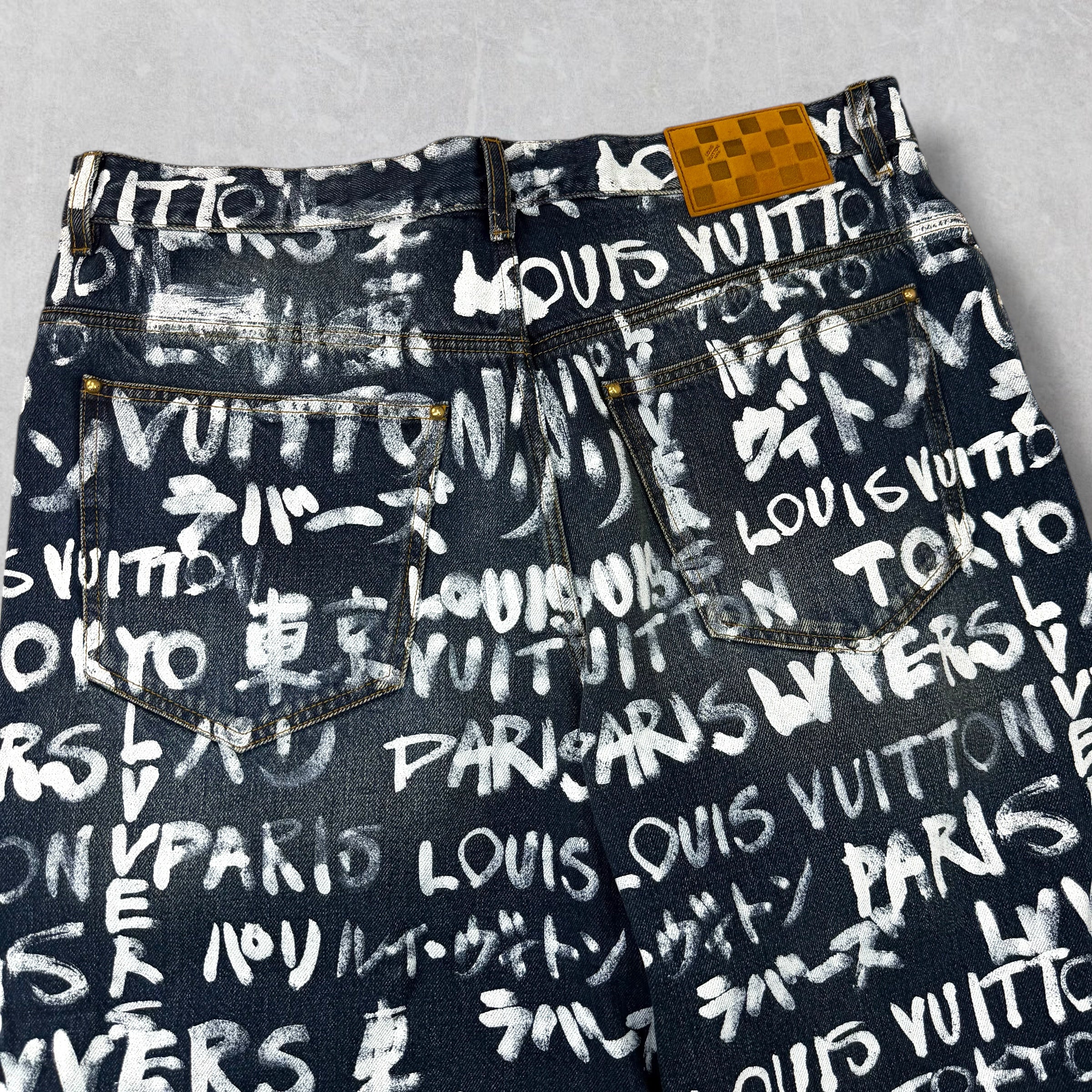 Louis Vuitton Denim Skate Pants 34