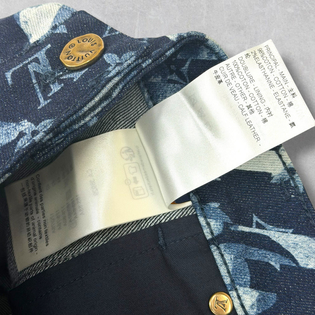 Louis Vuitton Monogram Flower Graphic Denim 34