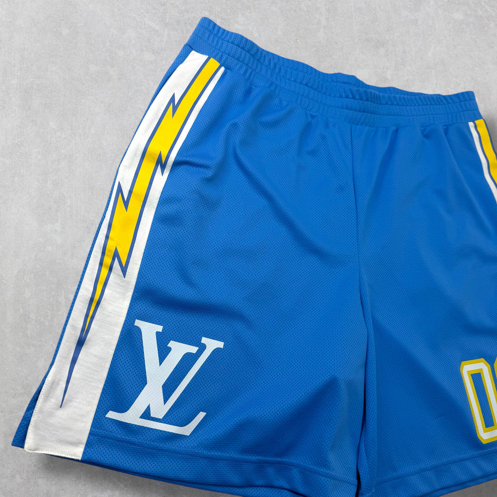 Louis Vuitton Sporty Jersey Shorts with Patch XXL