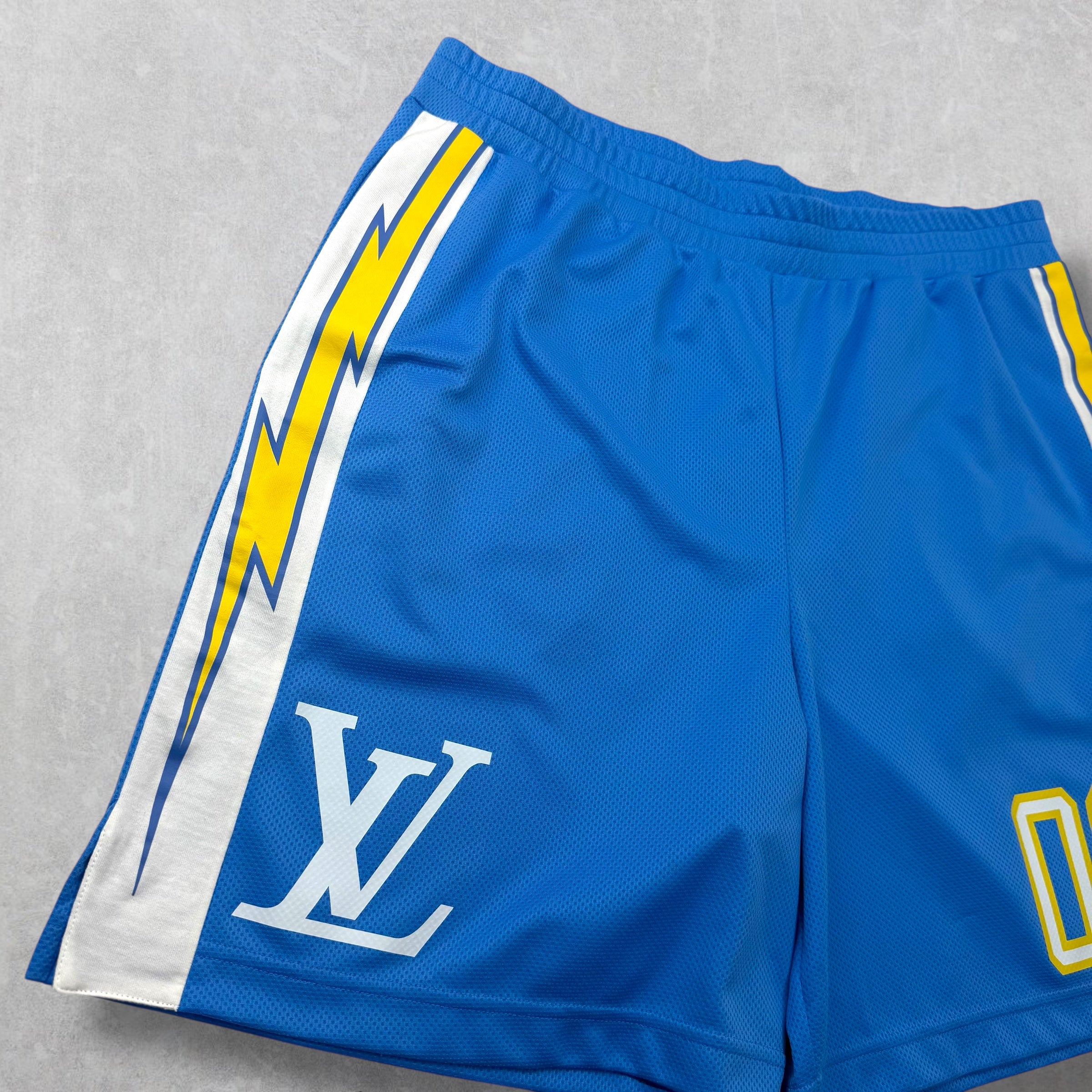 Louis Vuitton Sporty Jersey Shorts with Patch XXL