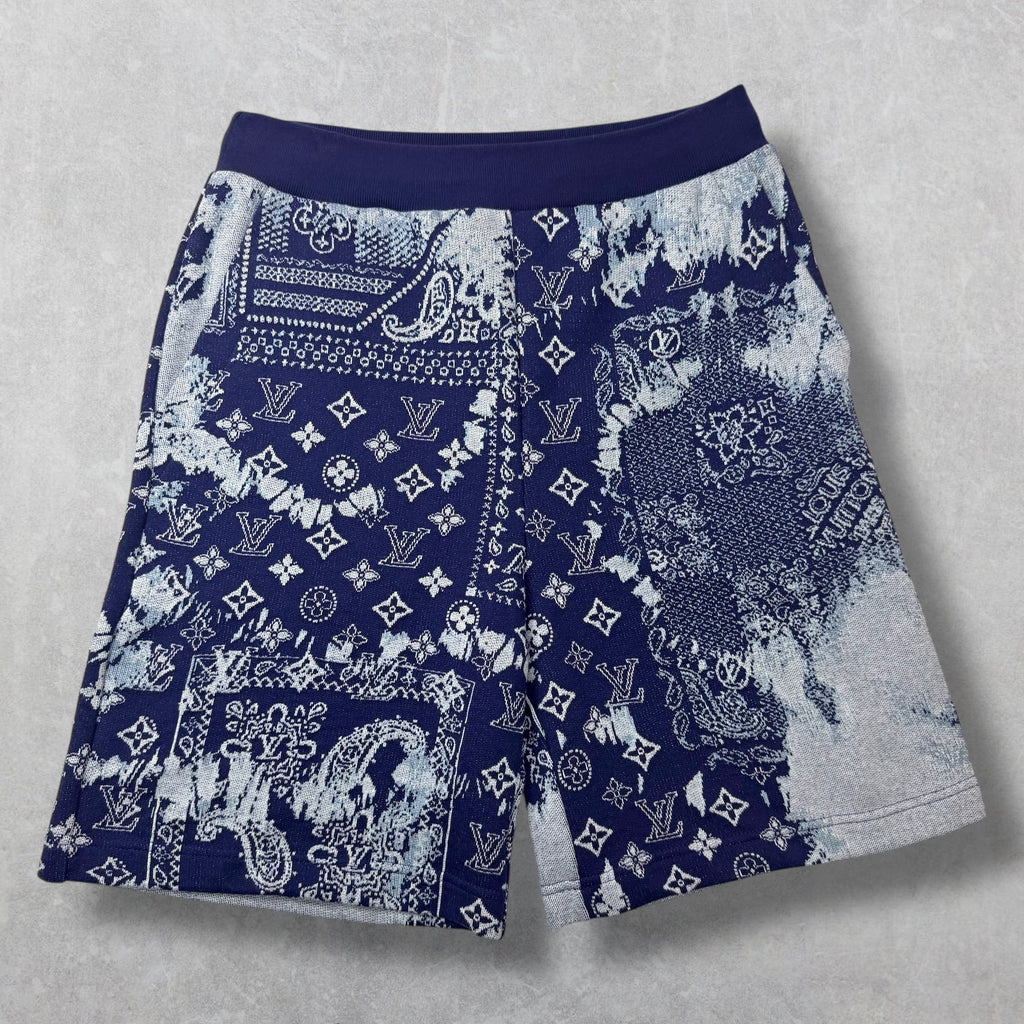 Louis Vuitton Monogram Bandana Sweat Shorts S