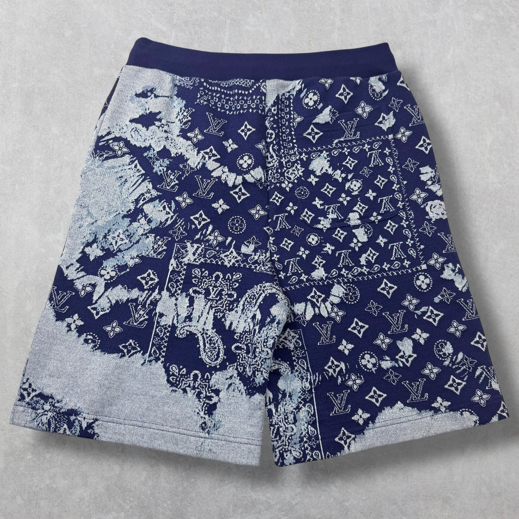 Louis Vuitton Monogram Bandana Sweat Shorts S