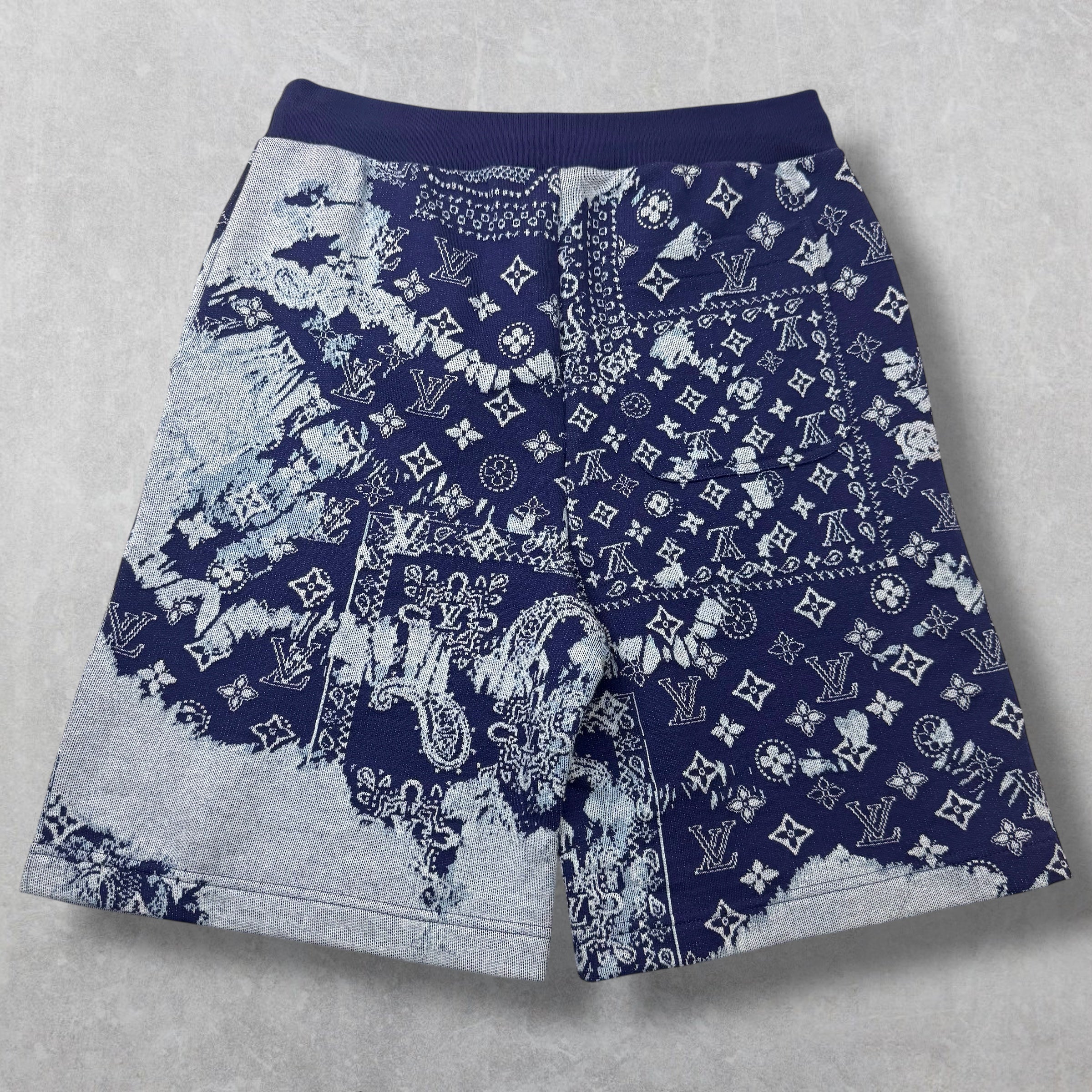 Louis Vuitton Monogram Bandana Sweat Shorts S