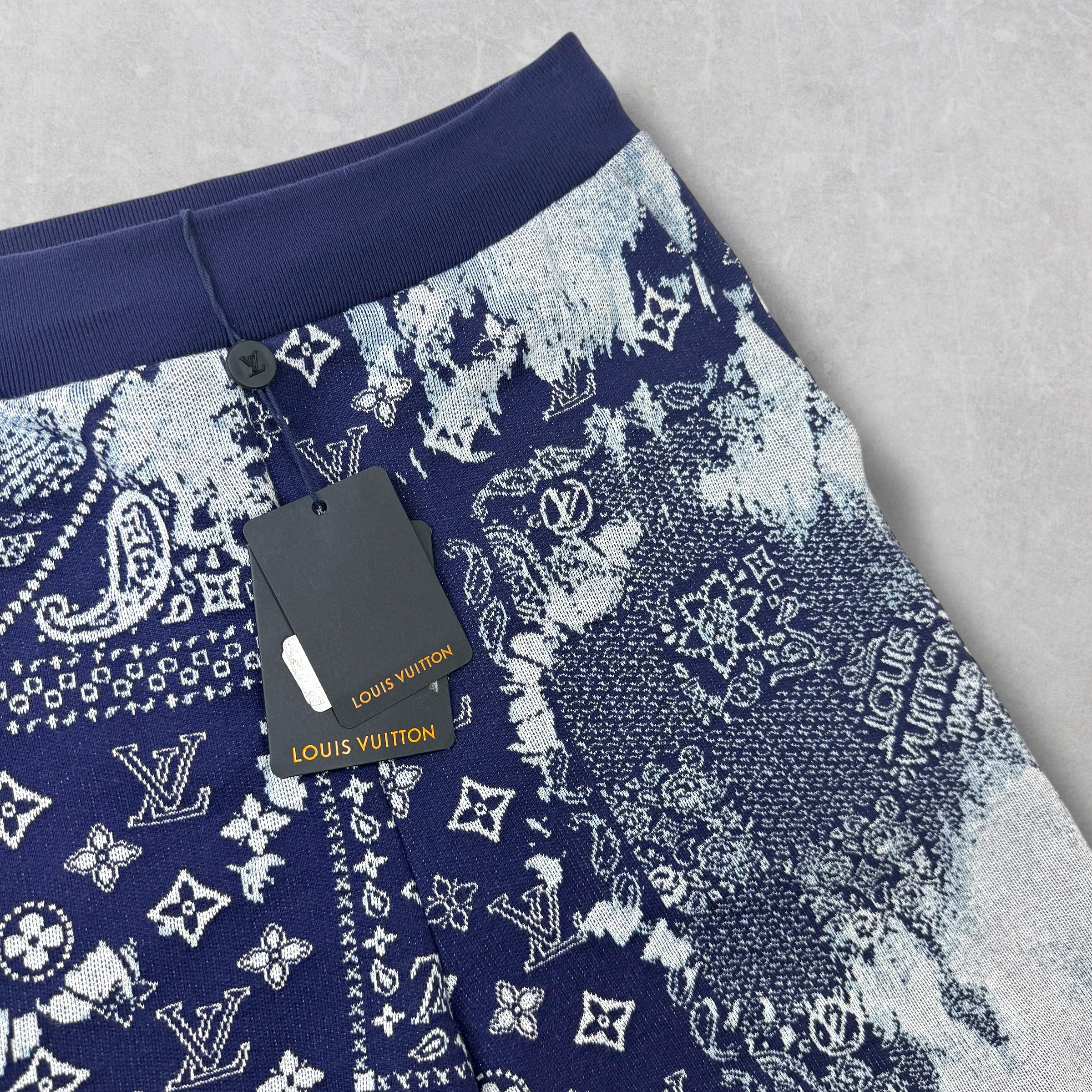Louis Vuitton Monogram Bandana Sweat Shorts S