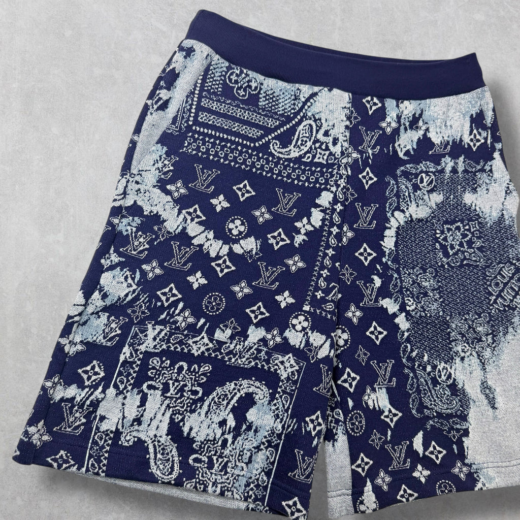 Louis Vuitton Monogram Bandana Sweat Shorts S