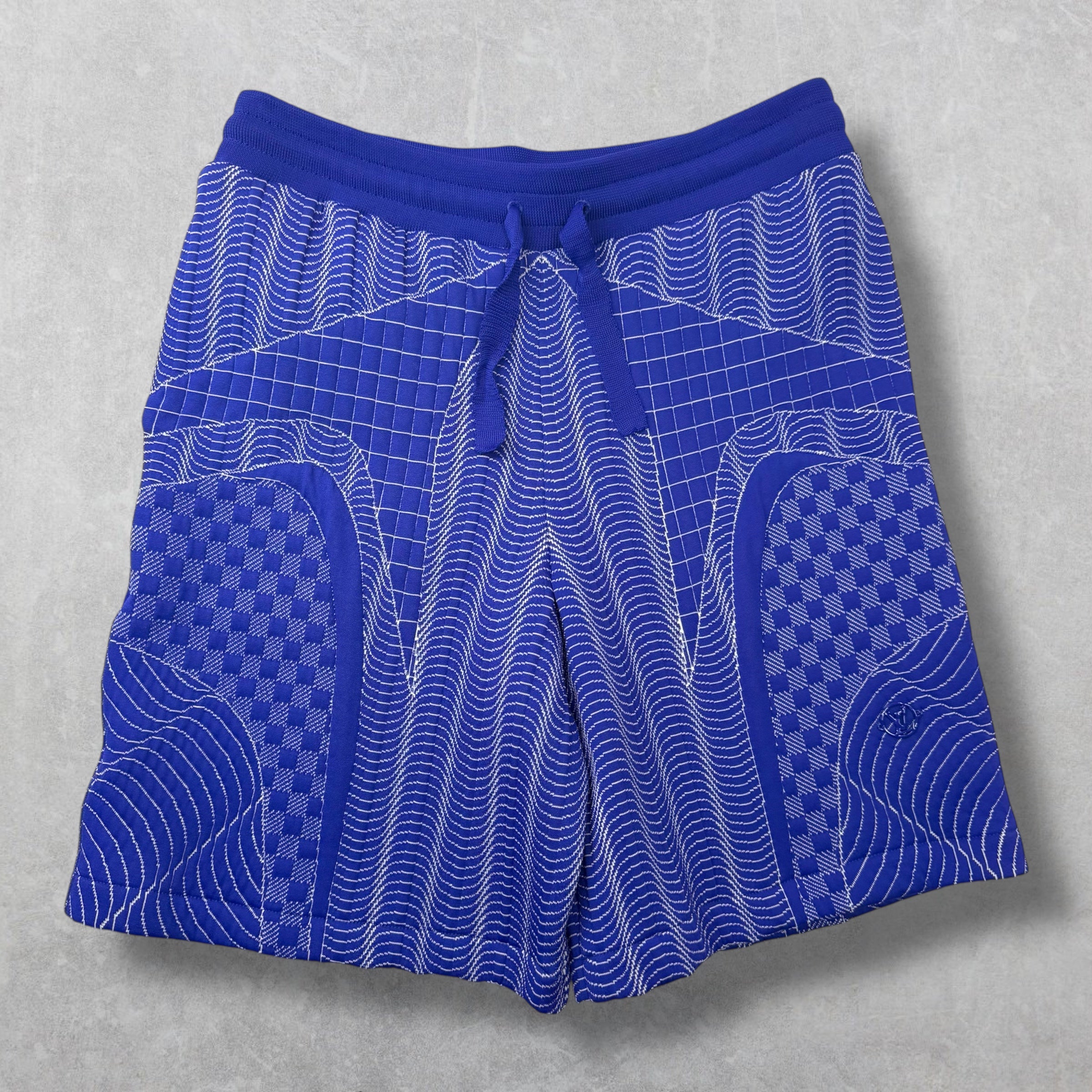 Louis Vuitton Graphic Damier Jogger Shorts XL