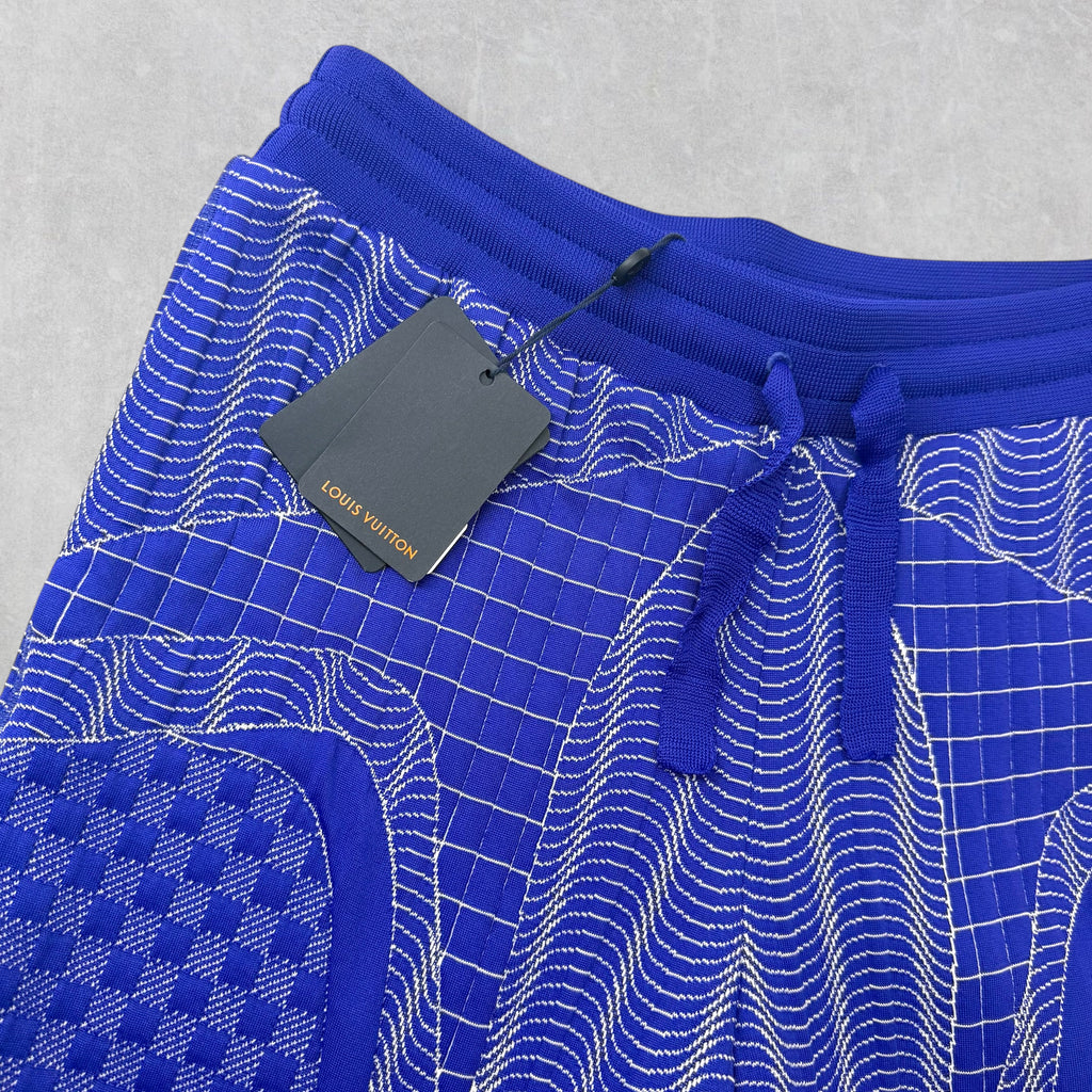 Louis Vuitton Graphic Damier Jogger Shorts XL