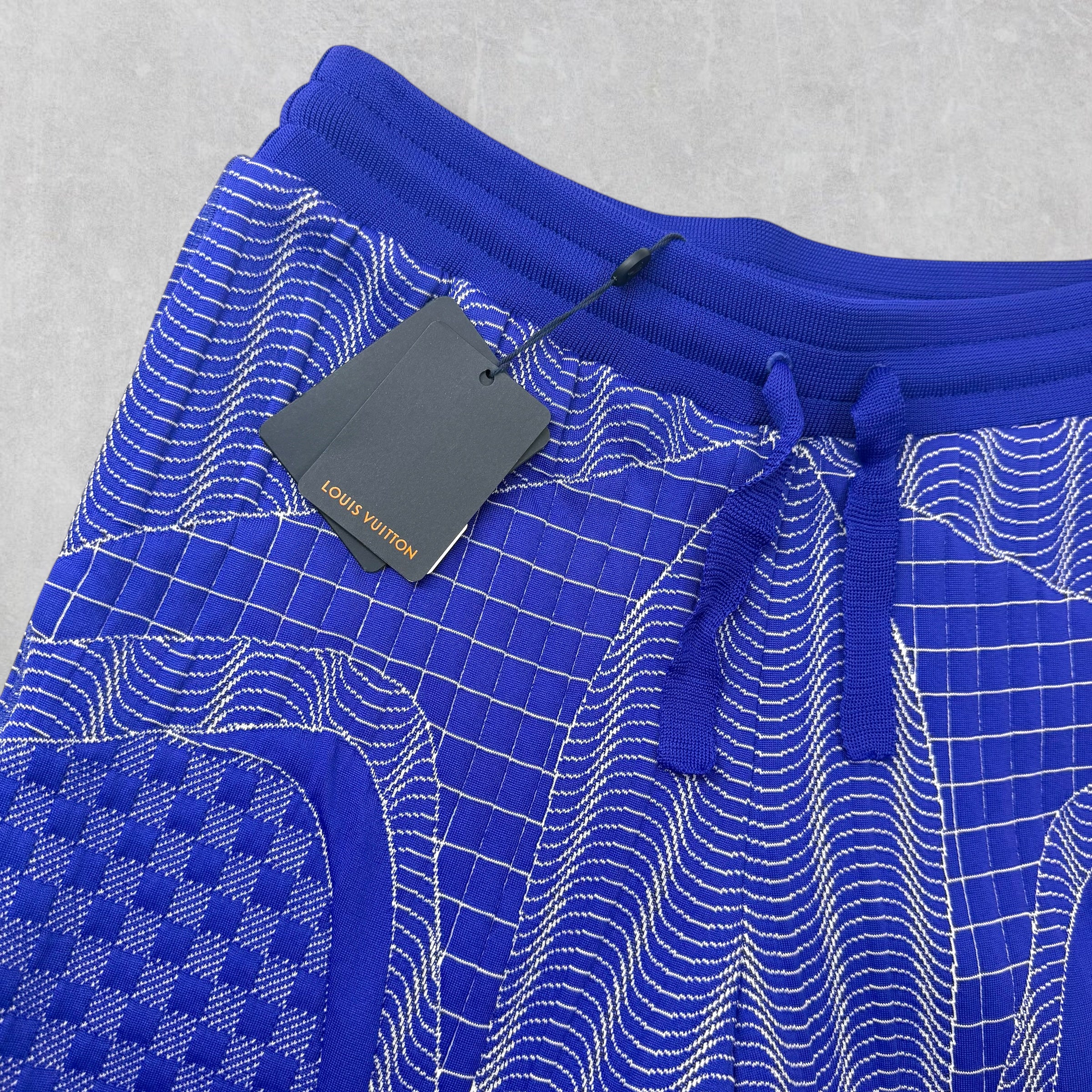 Louis Vuitton Graphic Damier Jogger Shorts XL