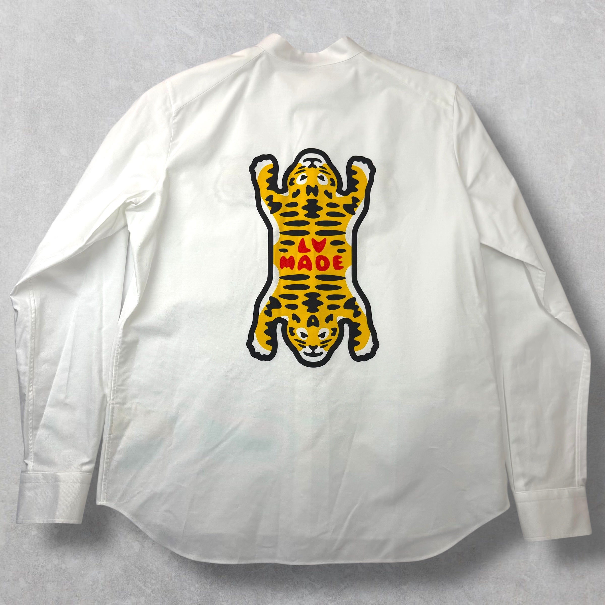 Louis Vuitton X Nigo Tiger Mandarin Collar Shirt XL