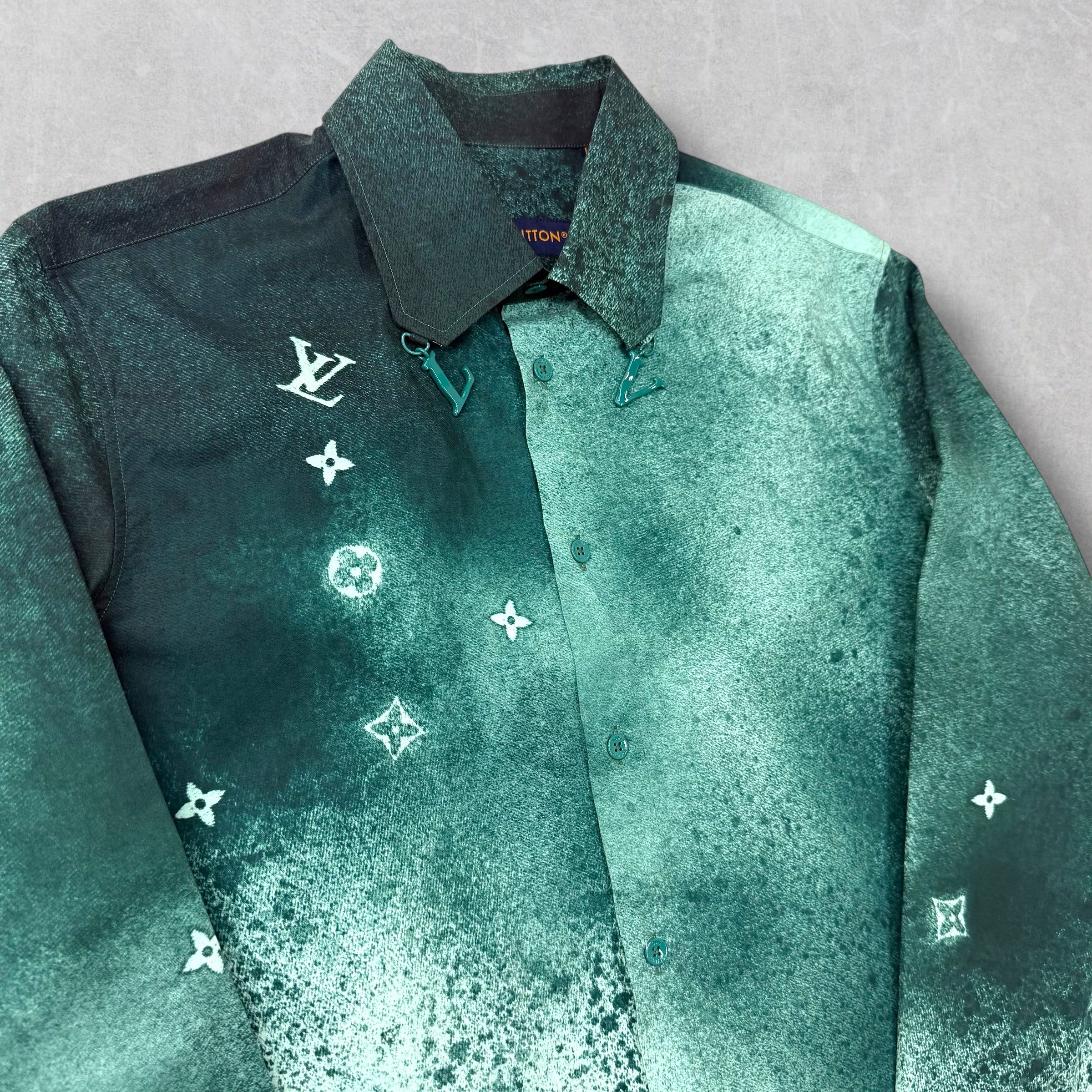 Louis Vuitton LV Spray Monogram Shirt XS