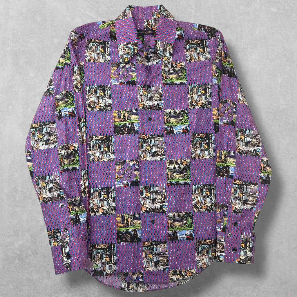 Louis Vuitton Damier Printed Shirt L