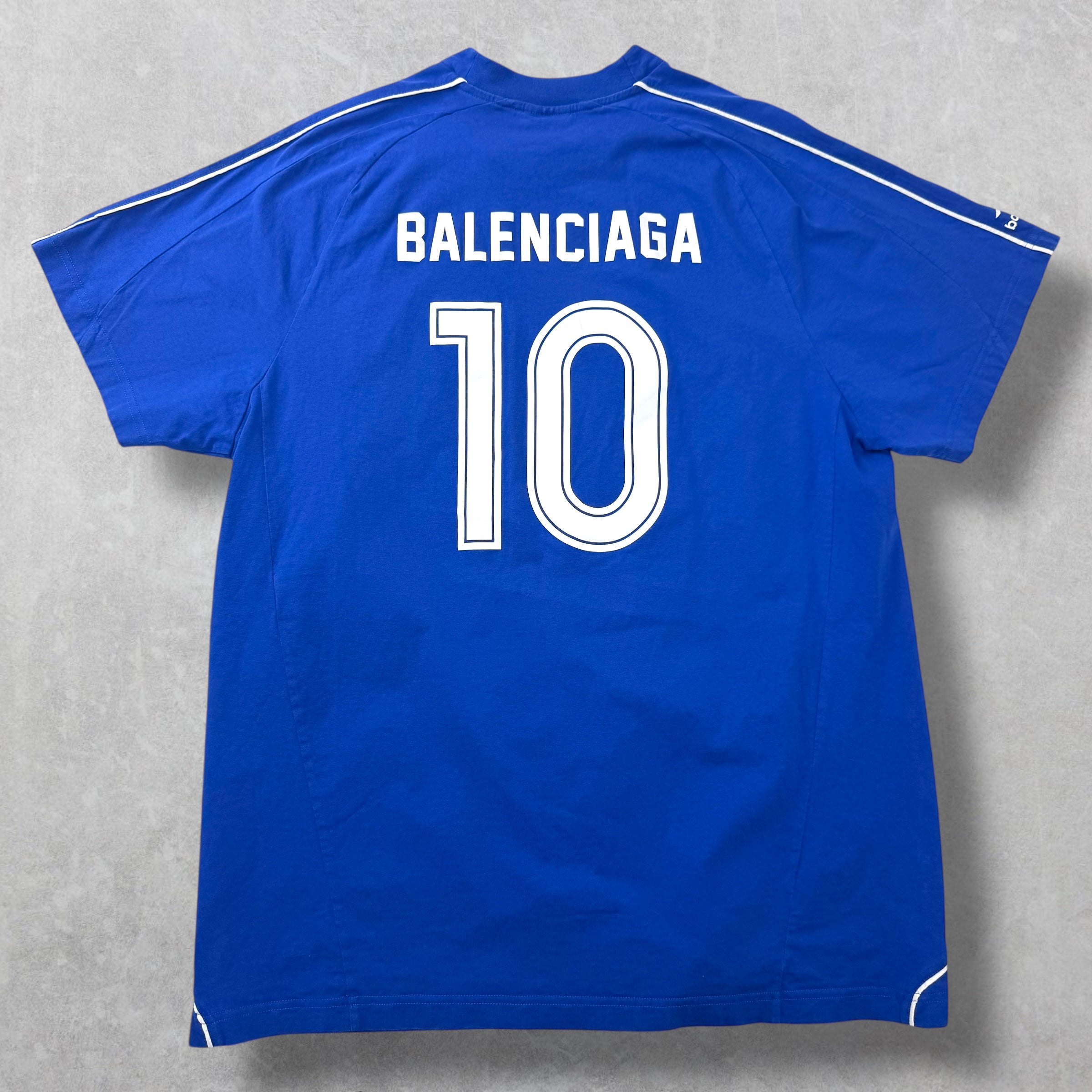 Balenciaga Oversized Soccer Jersey Blue 1 (L)