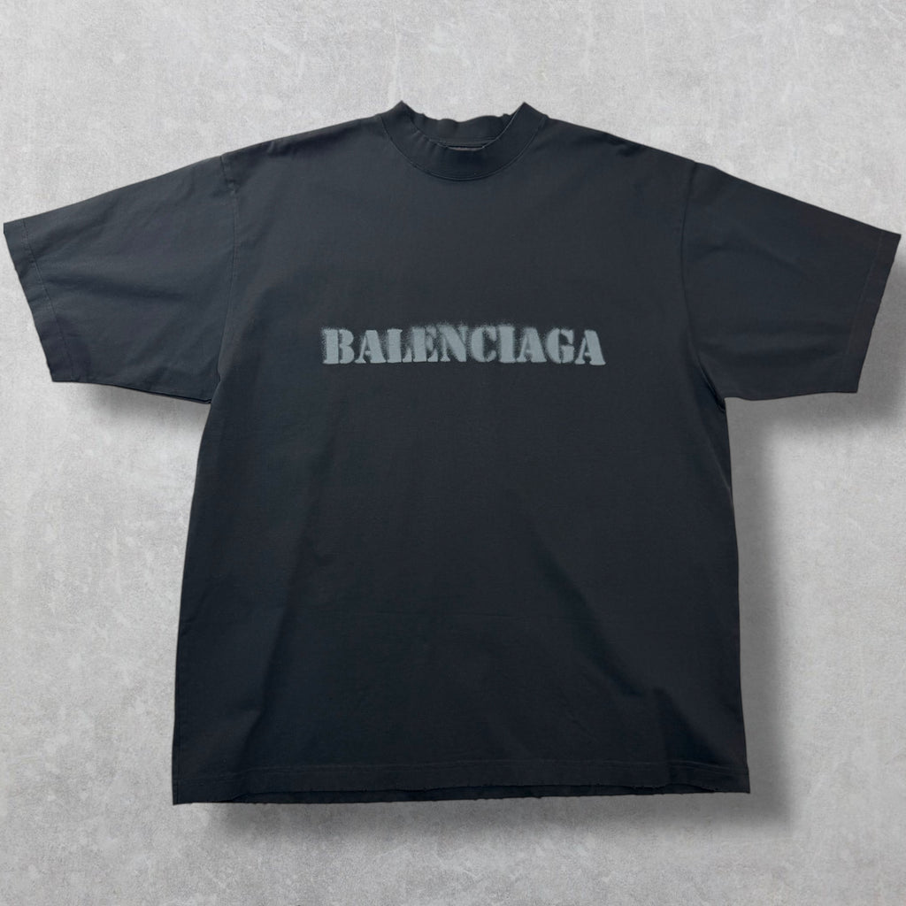 Balenciaga Stencil Type Tee XL