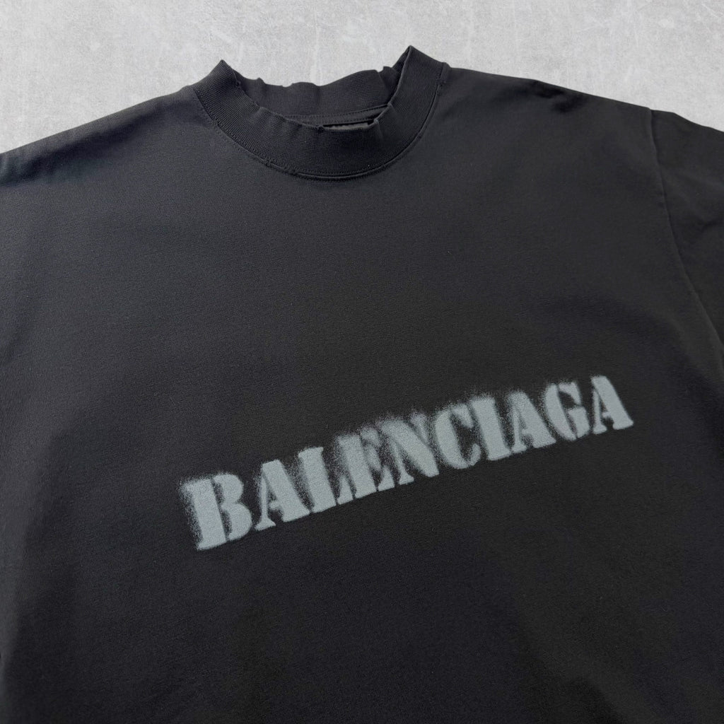 Balenciaga Stencil Type Tee XL
