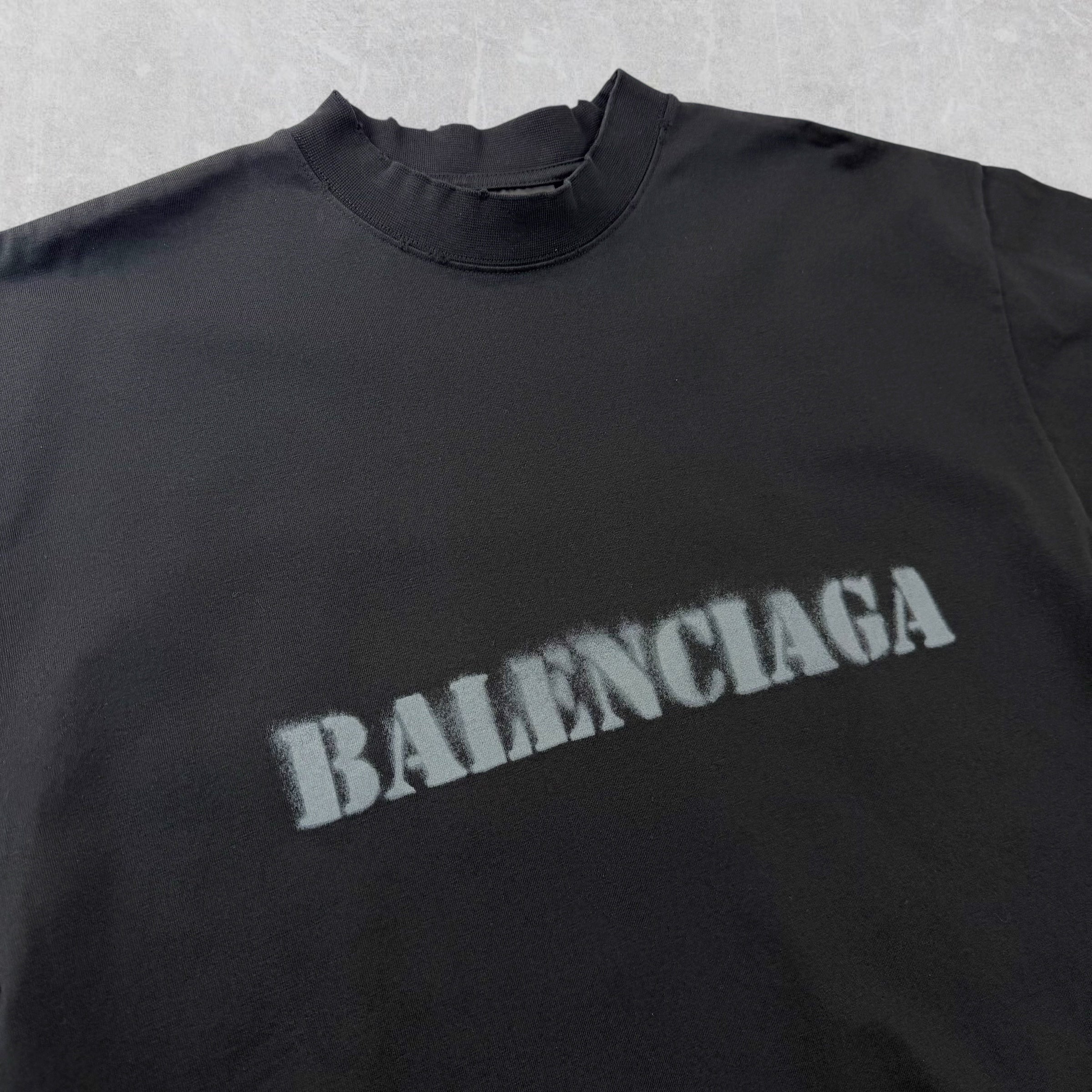 Balenciaga Stencil Type Tee XL