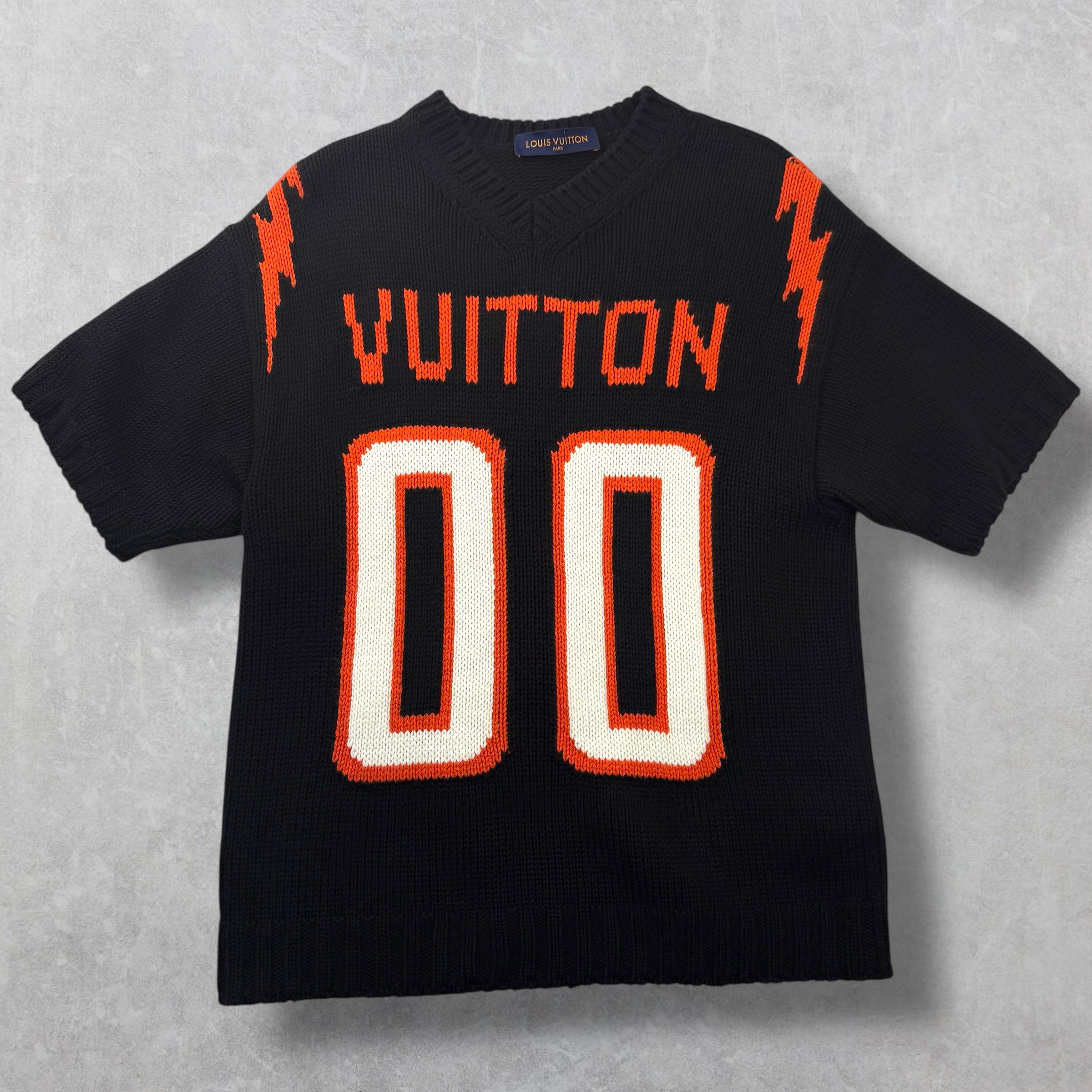 Louis Vuitton Chunky Intarsia Football Shirt M