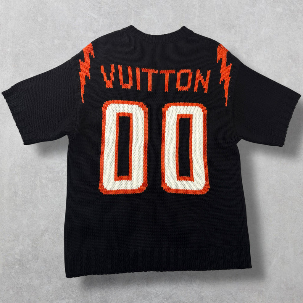 Louis Vuitton Chunky Intarsia Football Shirt M