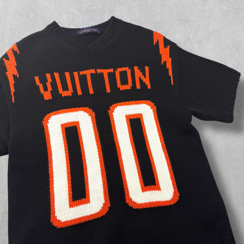 Louis Vuitton Chunky Intarsia Football Shirt M
