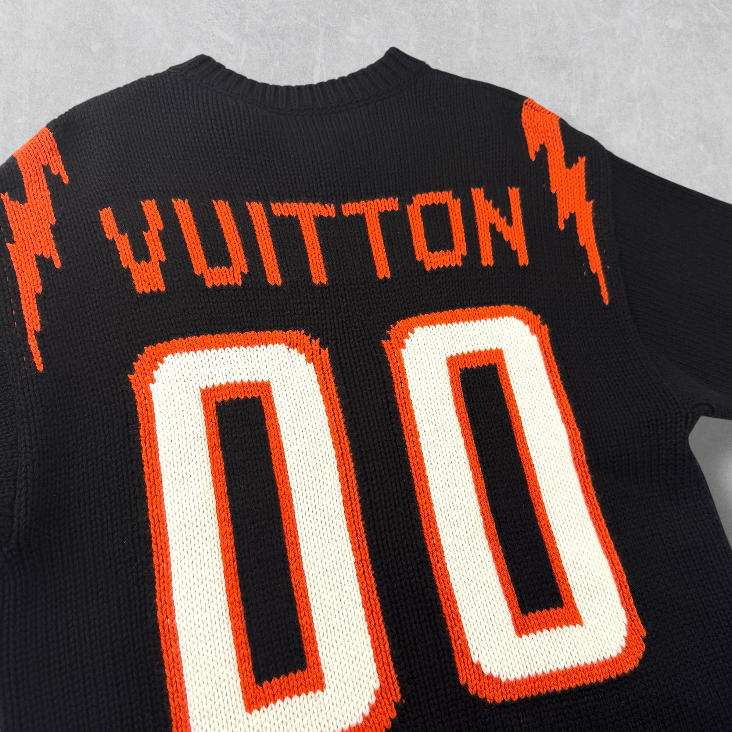 Louis Vuitton Chunky Intarsia Football Shirt M