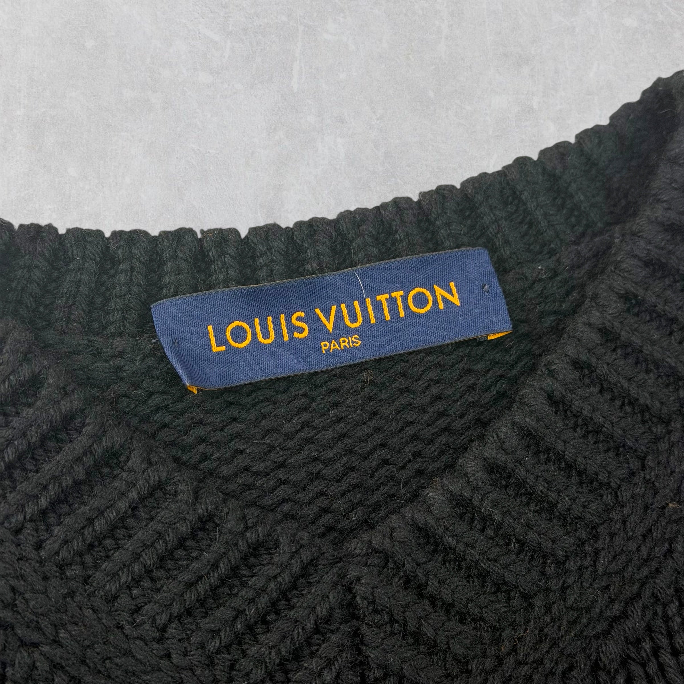 Louis Vuitton Chunky Intarsia Football Shirt M