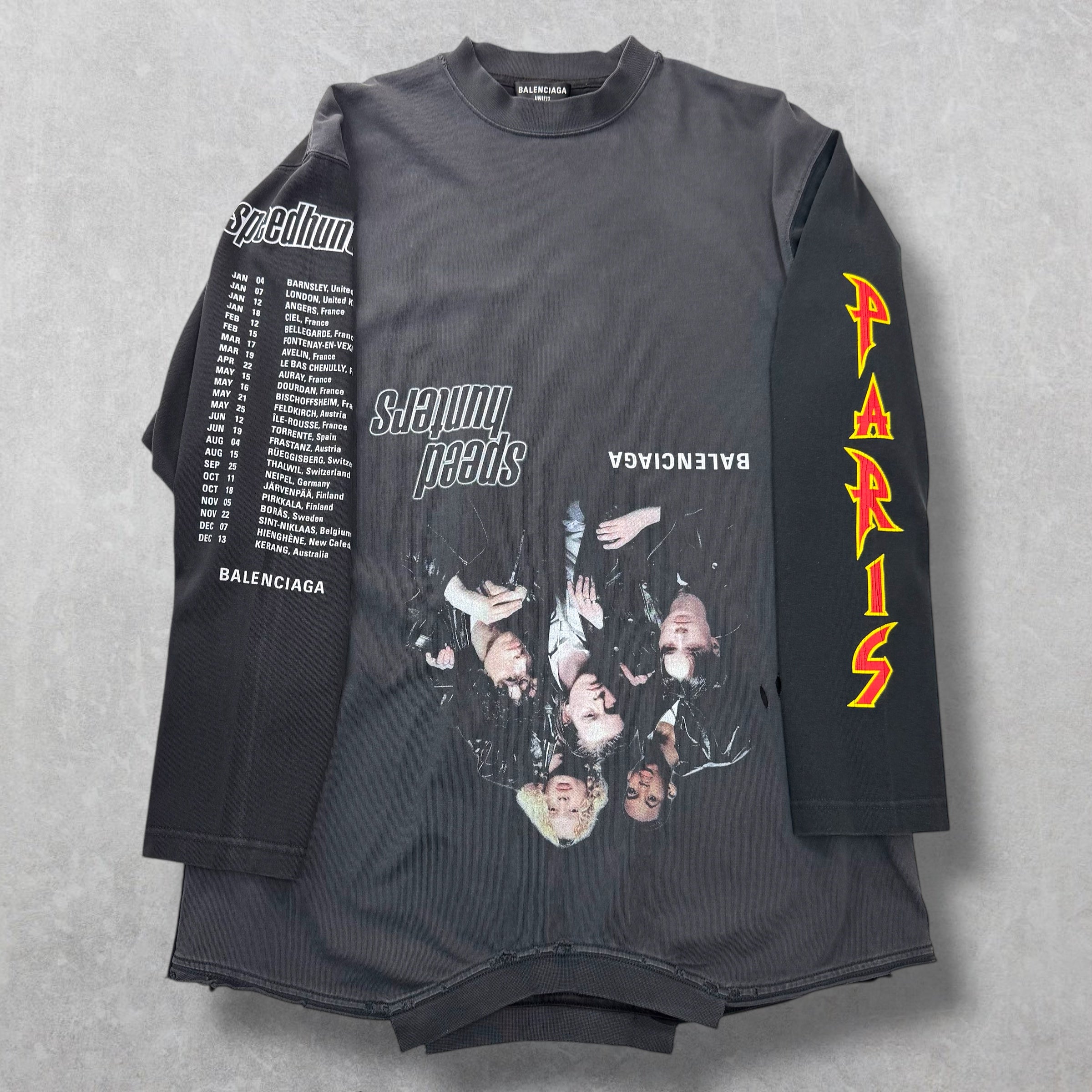 Balenciaga Upside Down SpeedHunters L/S Tee 1 (L)