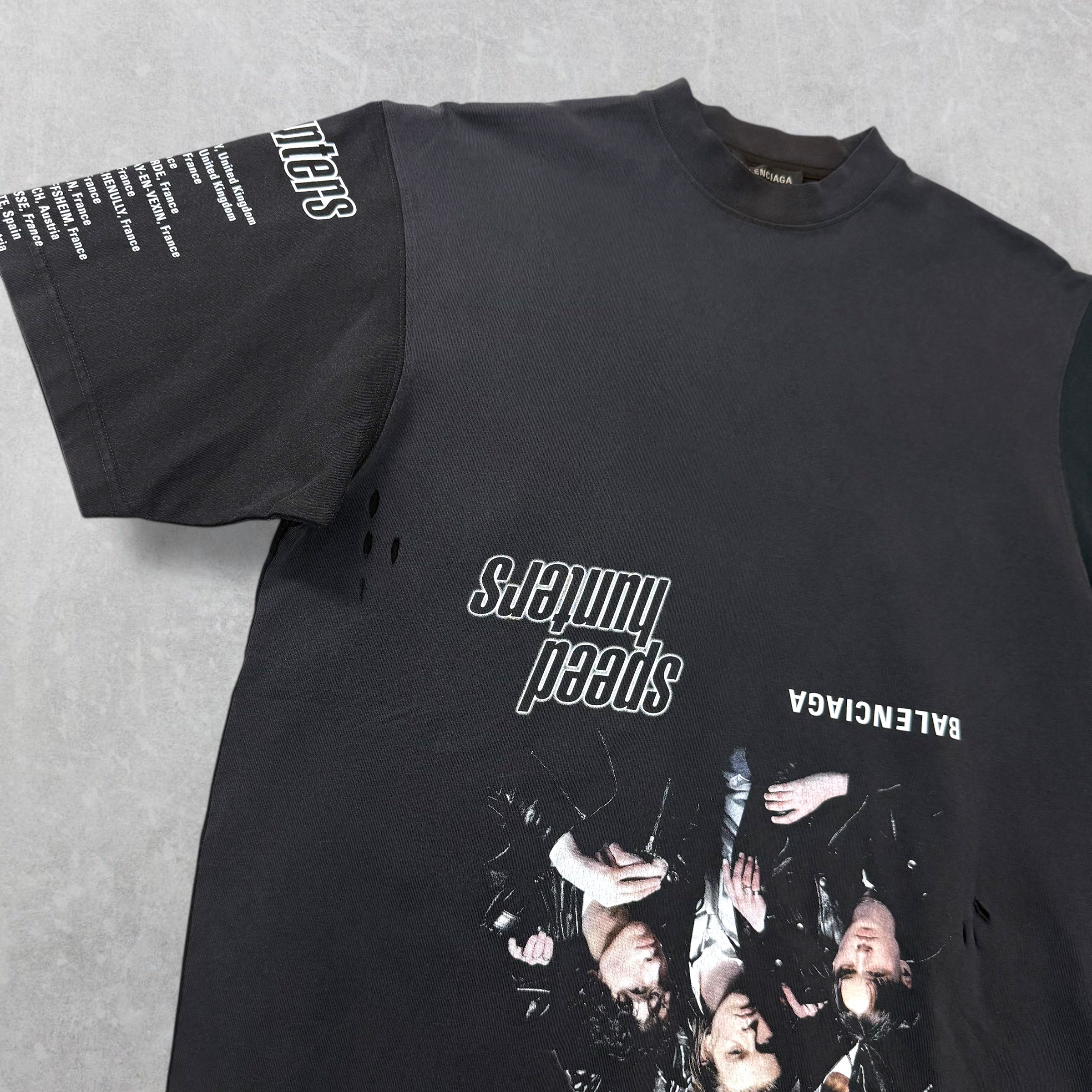 Balenciaga Upside Down Speed Hunters Tee L