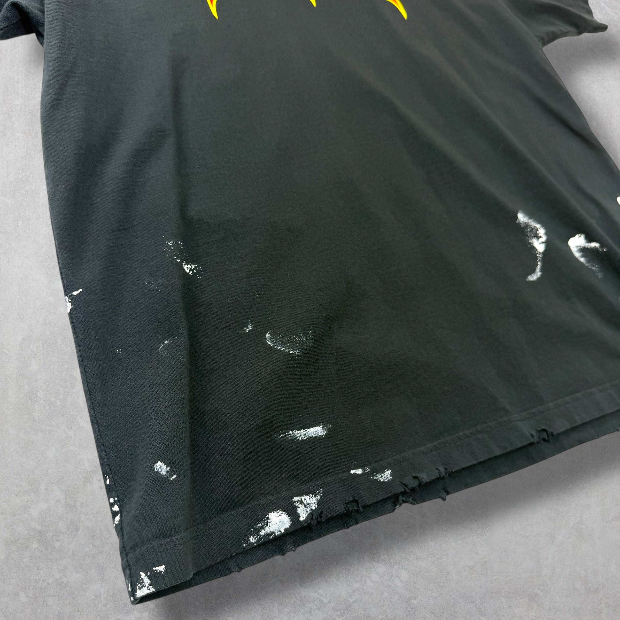 Balenciaga Metal Paint Black Tee 1 (L)