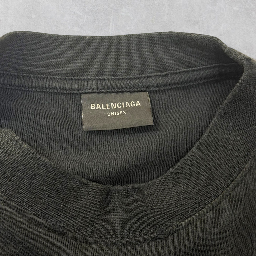 Balenciaga Oversized Skater Shirt Black 3 (XXL)