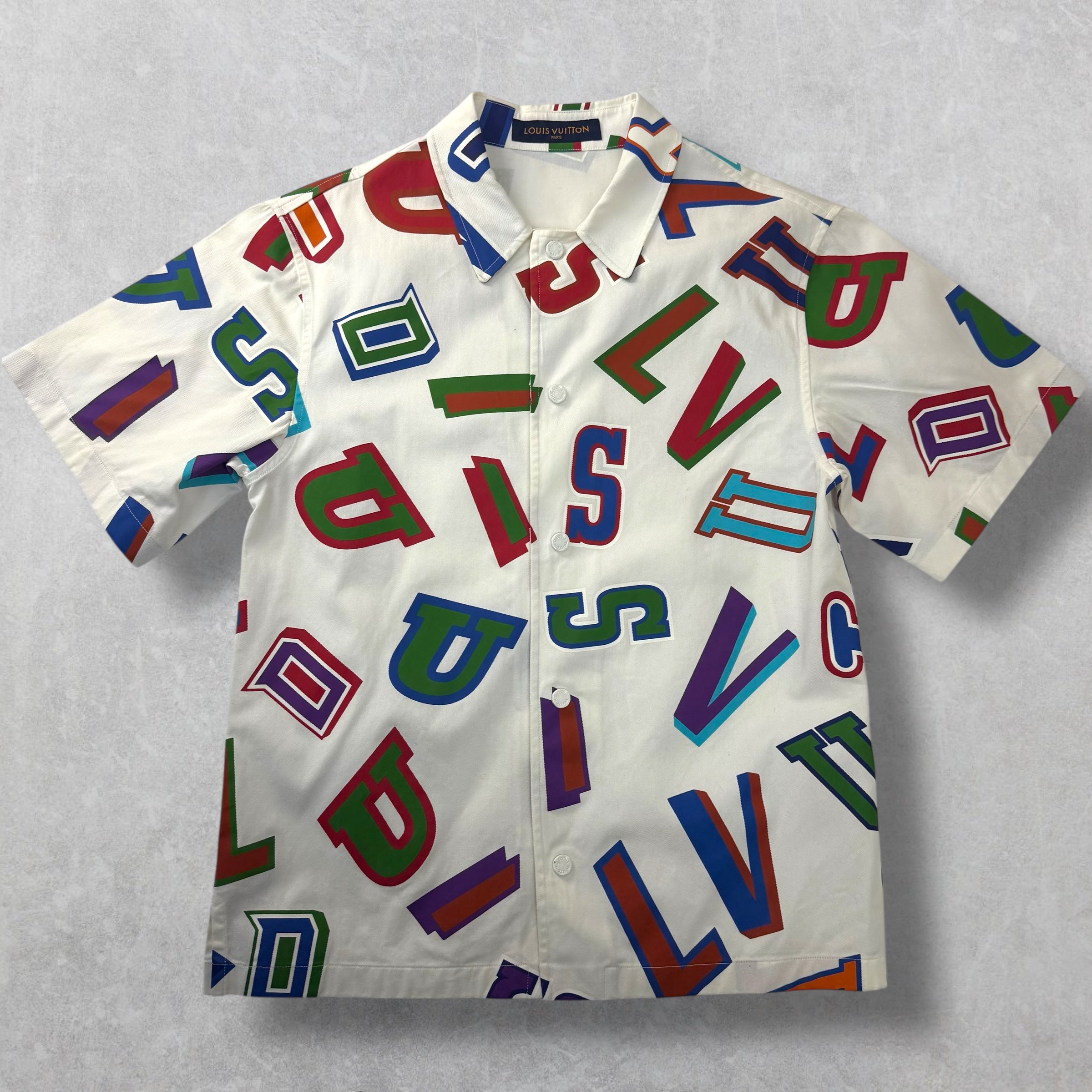 Louis Vuitton x NBA Basketball Letters Overshirt XS