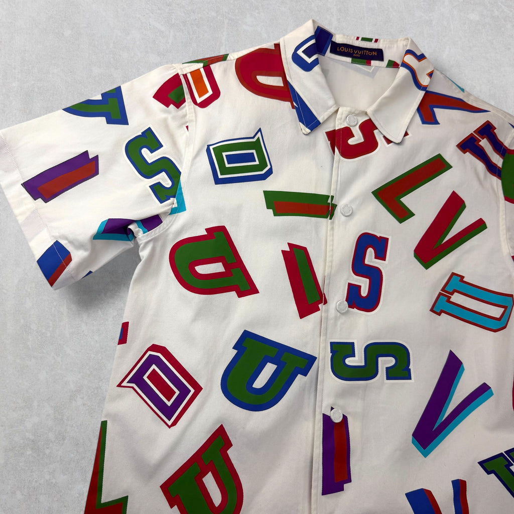 Louis Vuitton x NBA Basketball Letters Overshirt XS