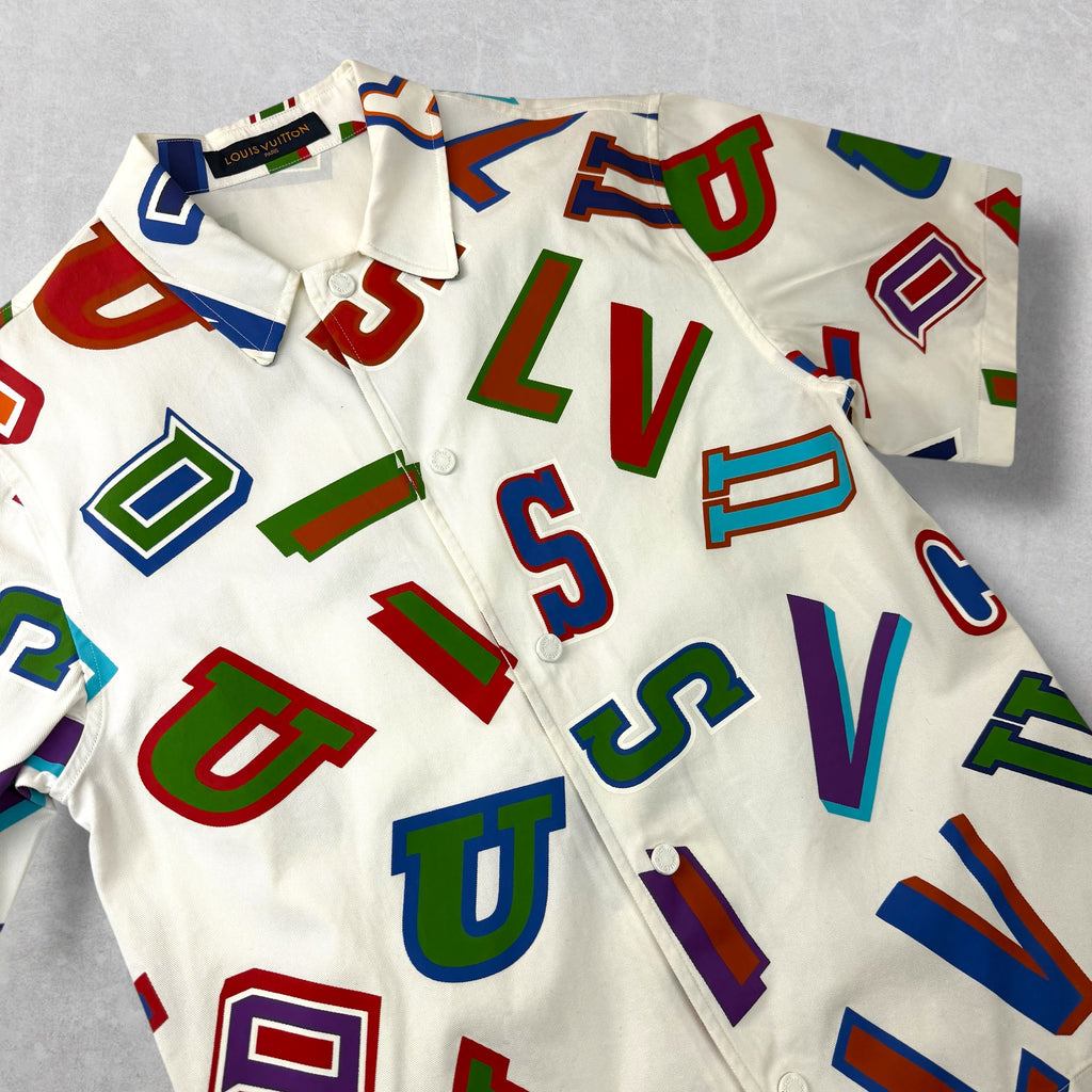 Louis Vuitton x NBA Basketball Letters Overshirt XS