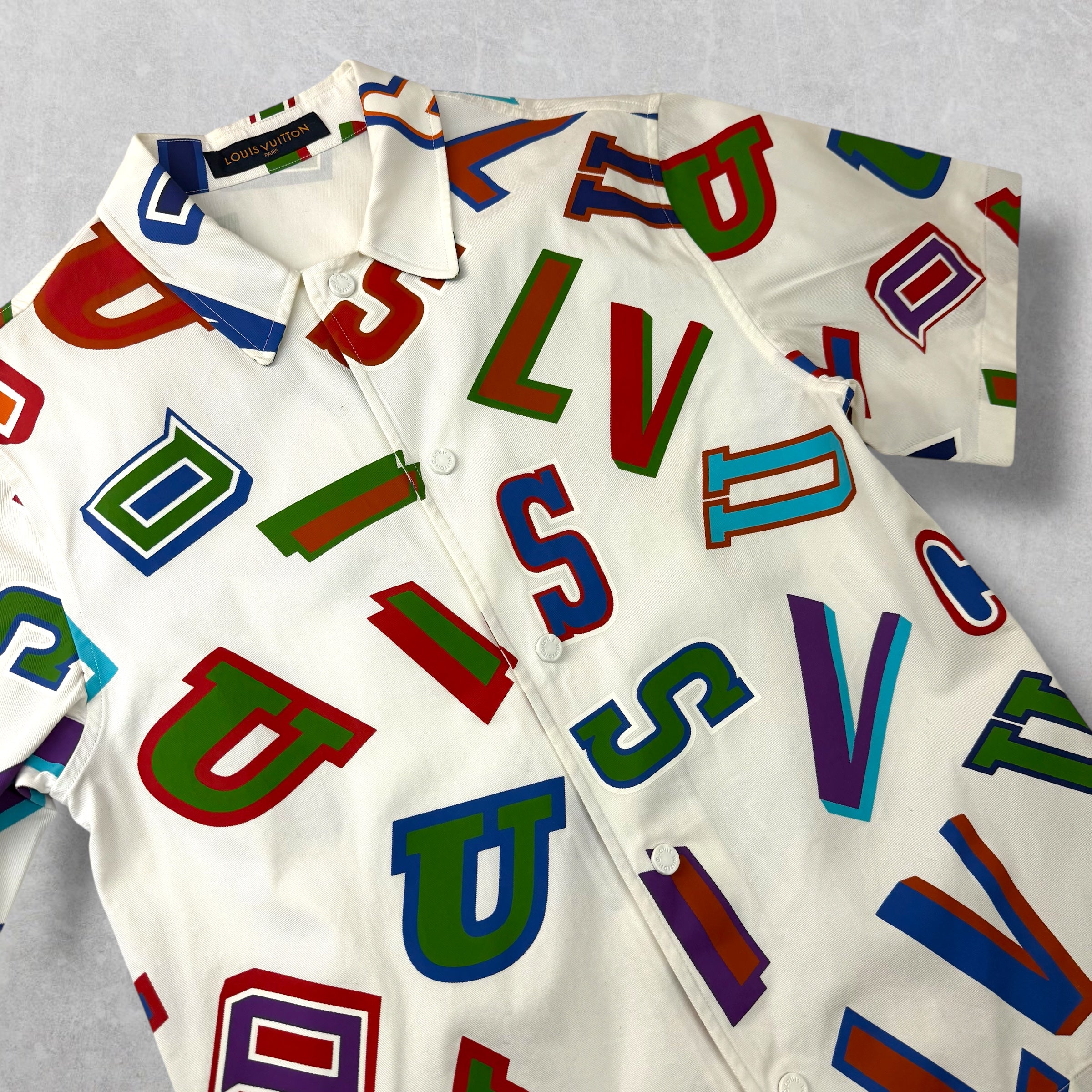 Louis Vuitton x NBA Basketball Letters Overshirt XS