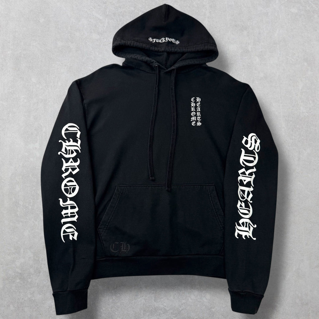 Chrome Hearts Vertical Logo F U Hoodie M