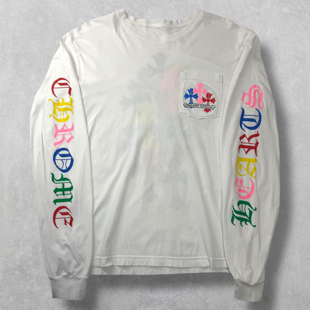 Chrome Hearts Multicolor Cross L/S Tee L